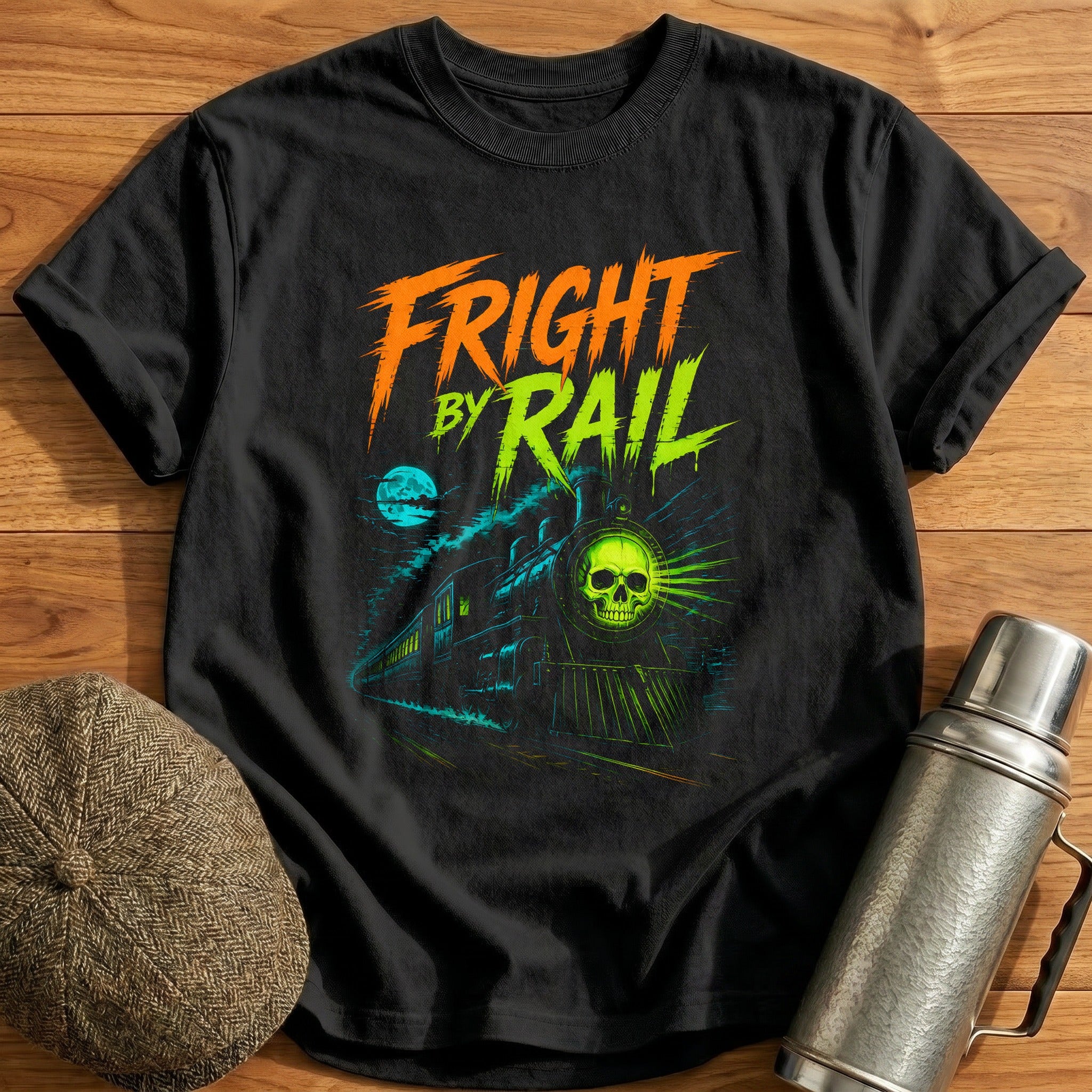 Fright By Rail T-Shirt - Black
