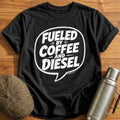 Fueled By Coffee And Diesel 67 T-Shirt - Black