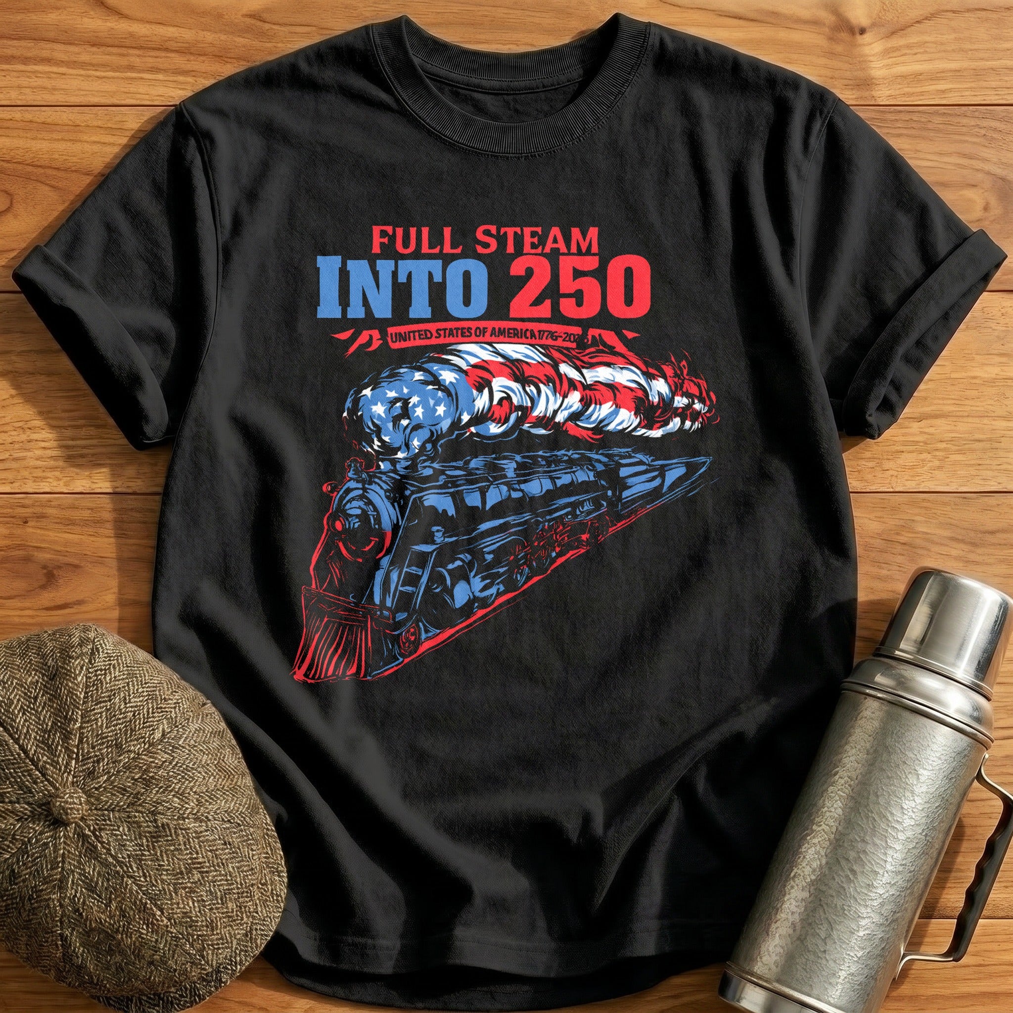 Full_Steam_Into_250_Dynamic T-Shirt - Black