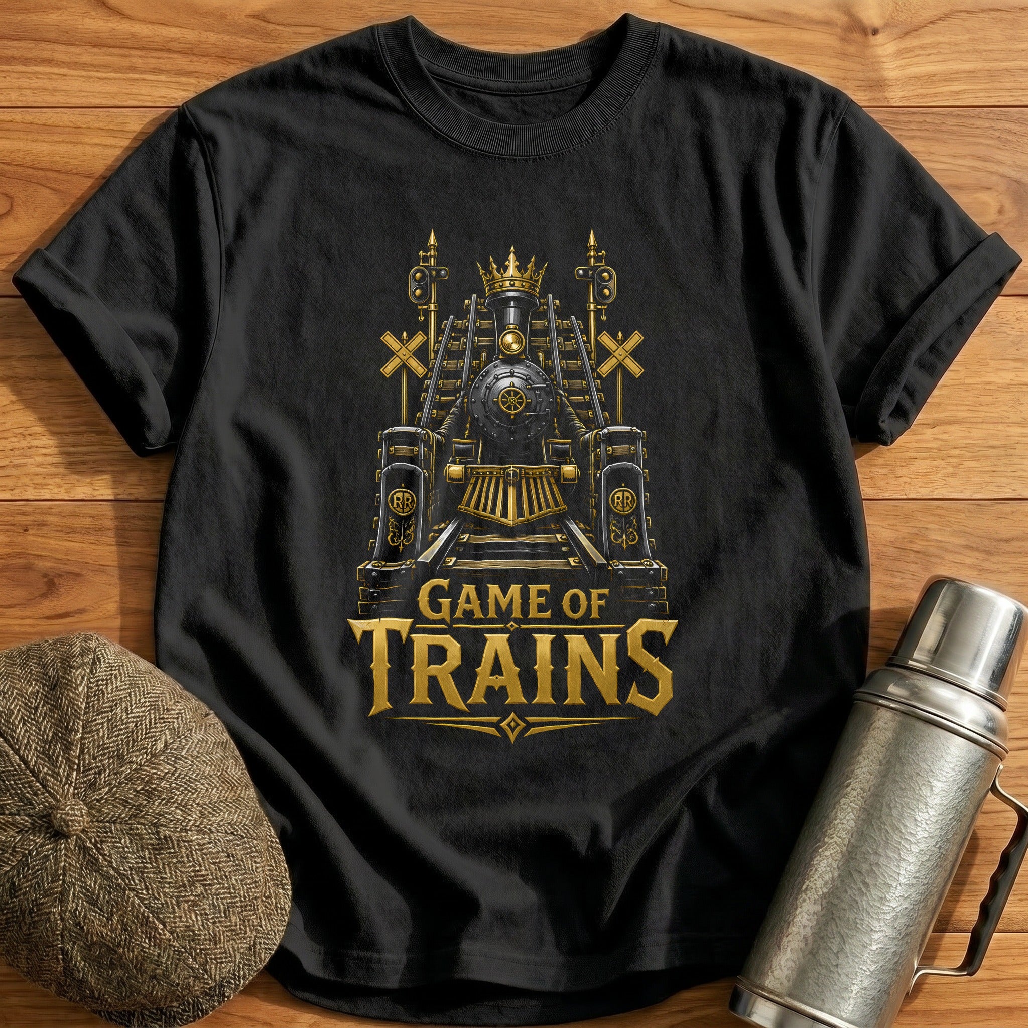 Game Of Trains 21 T-Shirt - Black