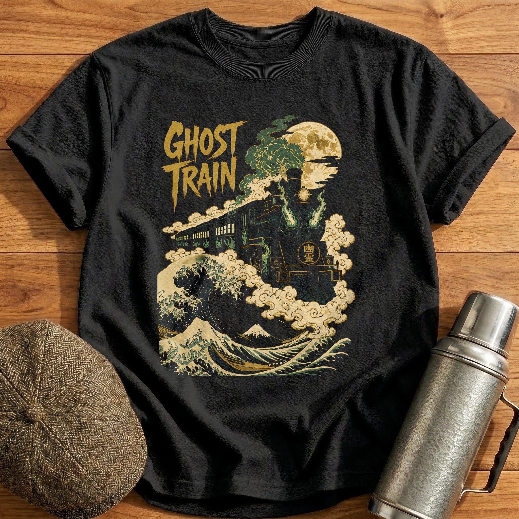 Ghost Train T-Shirt - Black