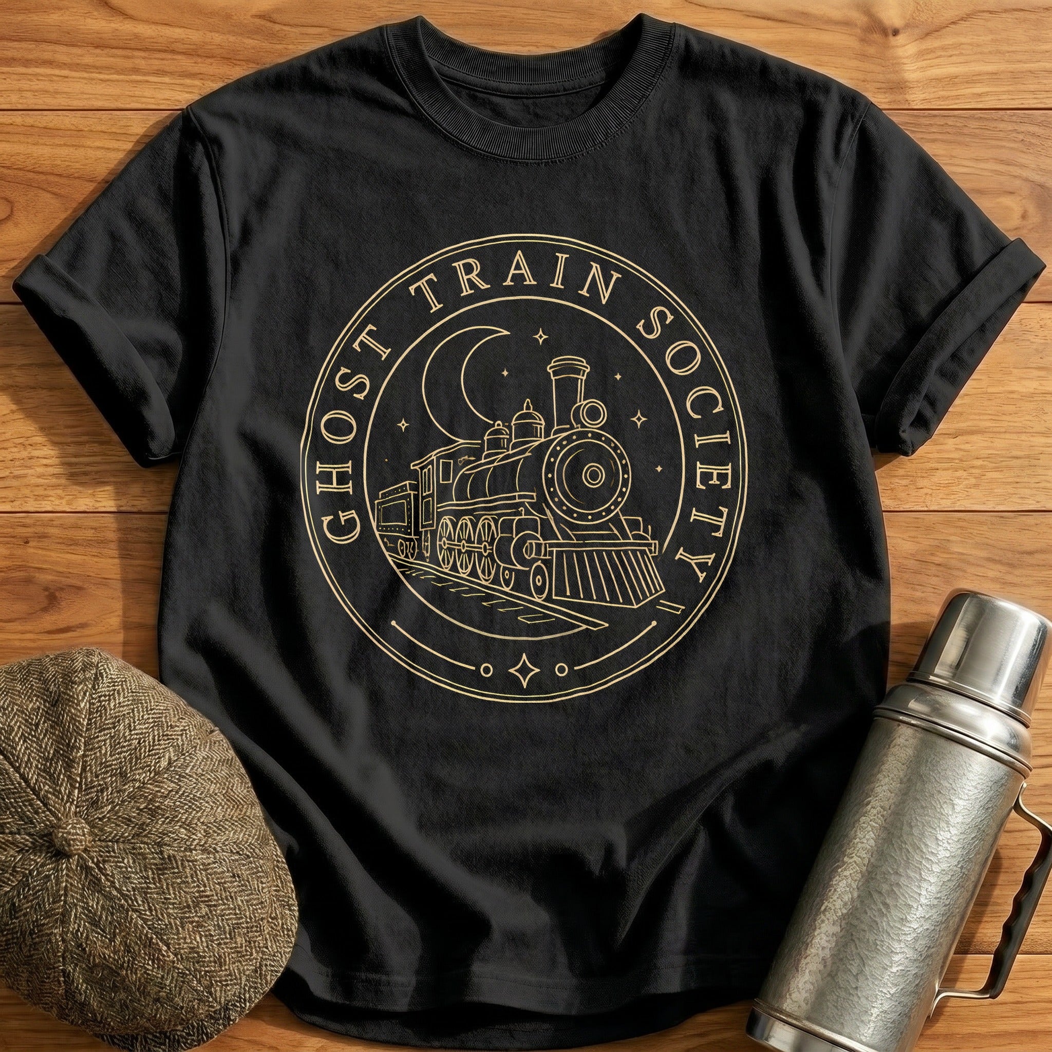 Ghost Train Society Crest 94 - Black