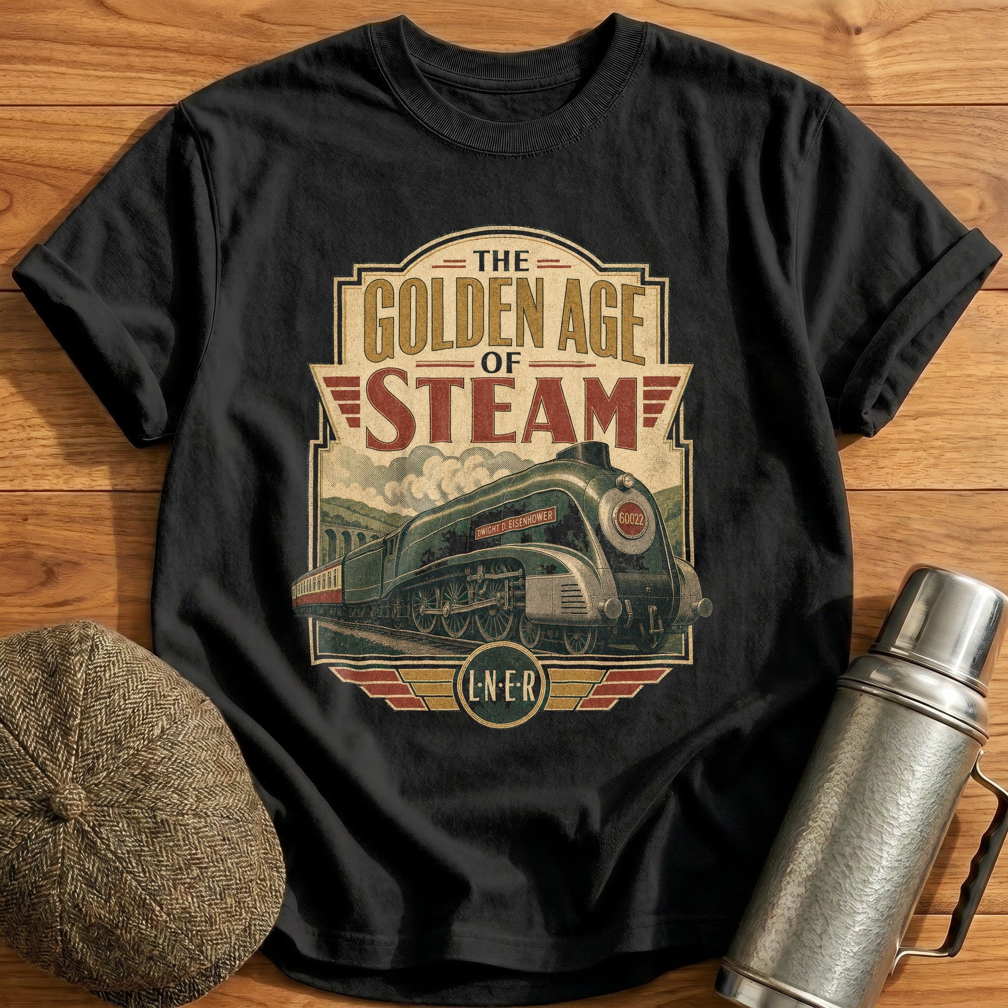 Golden Age Running T-Shirt - Black