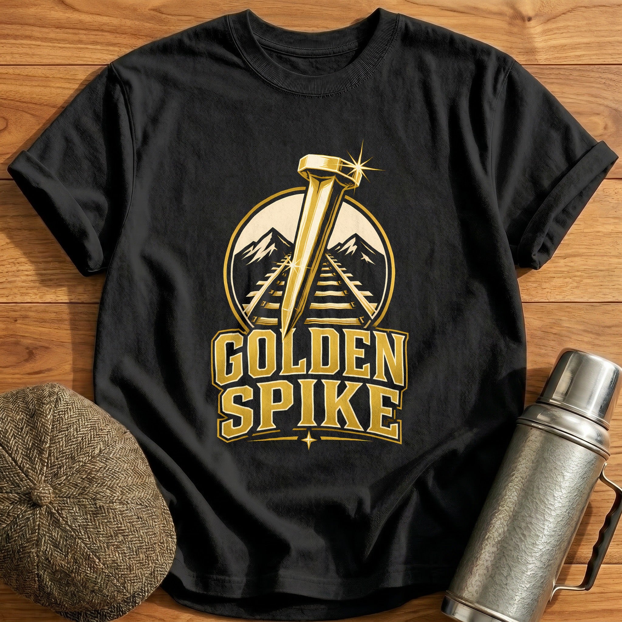 Golden Spike 79 T-Shirt - Black