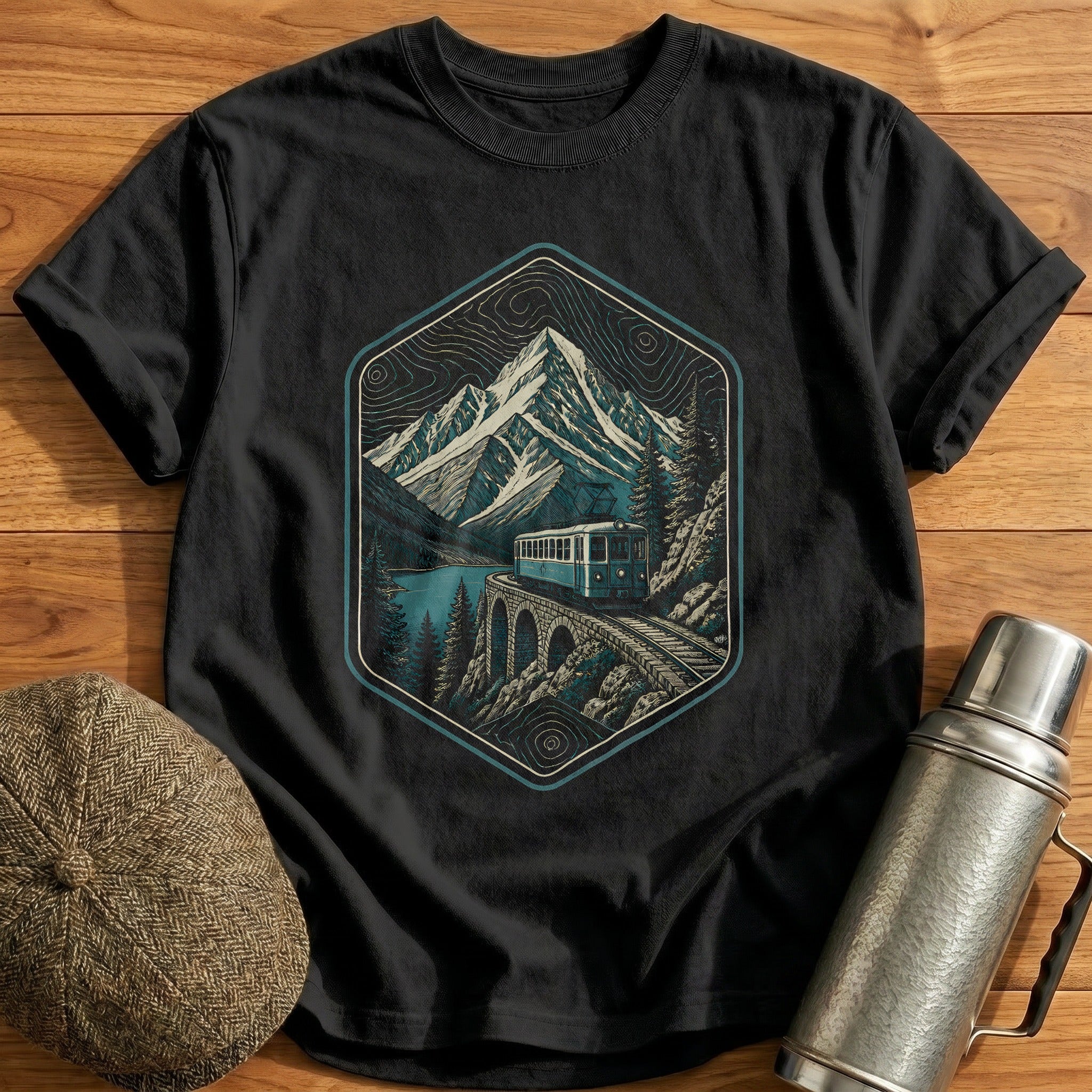 Gorpcore Railway 19 T-Shirt - Black