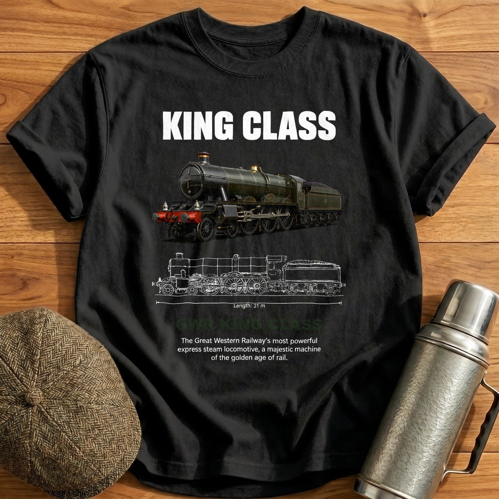Gwr King 64 T-Shirt - Black