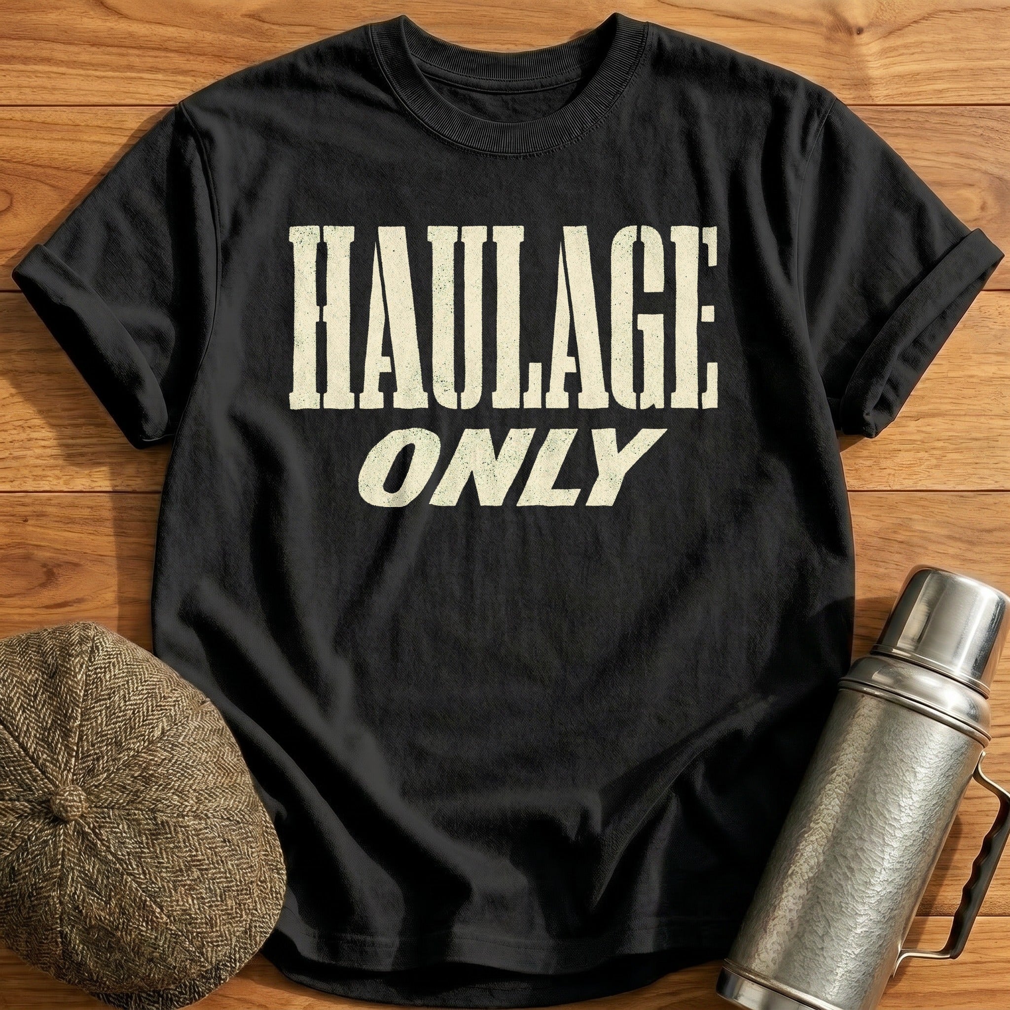 Haulage Only T-Shirt - Black
