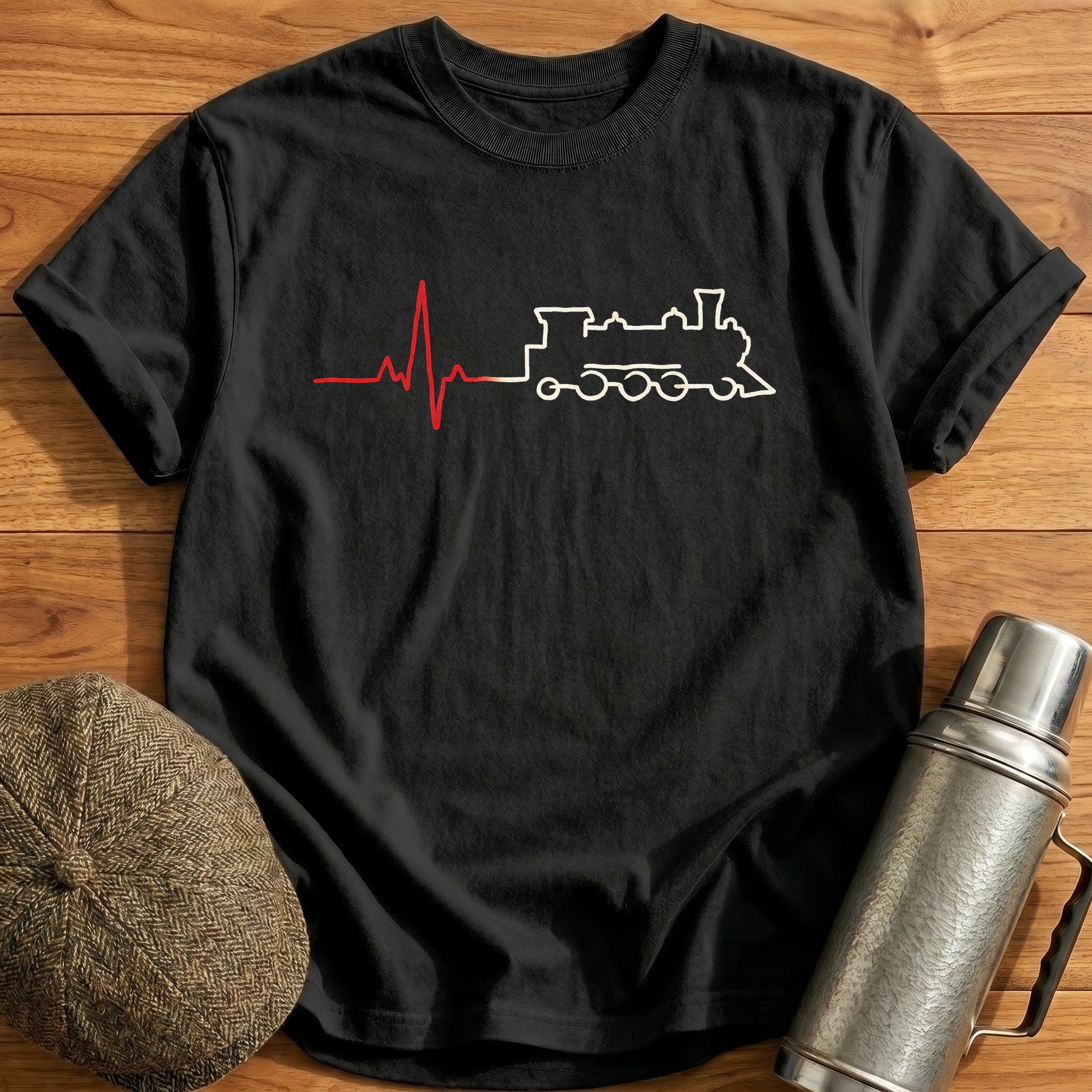 Heartbeat Express T-Shirt - Black