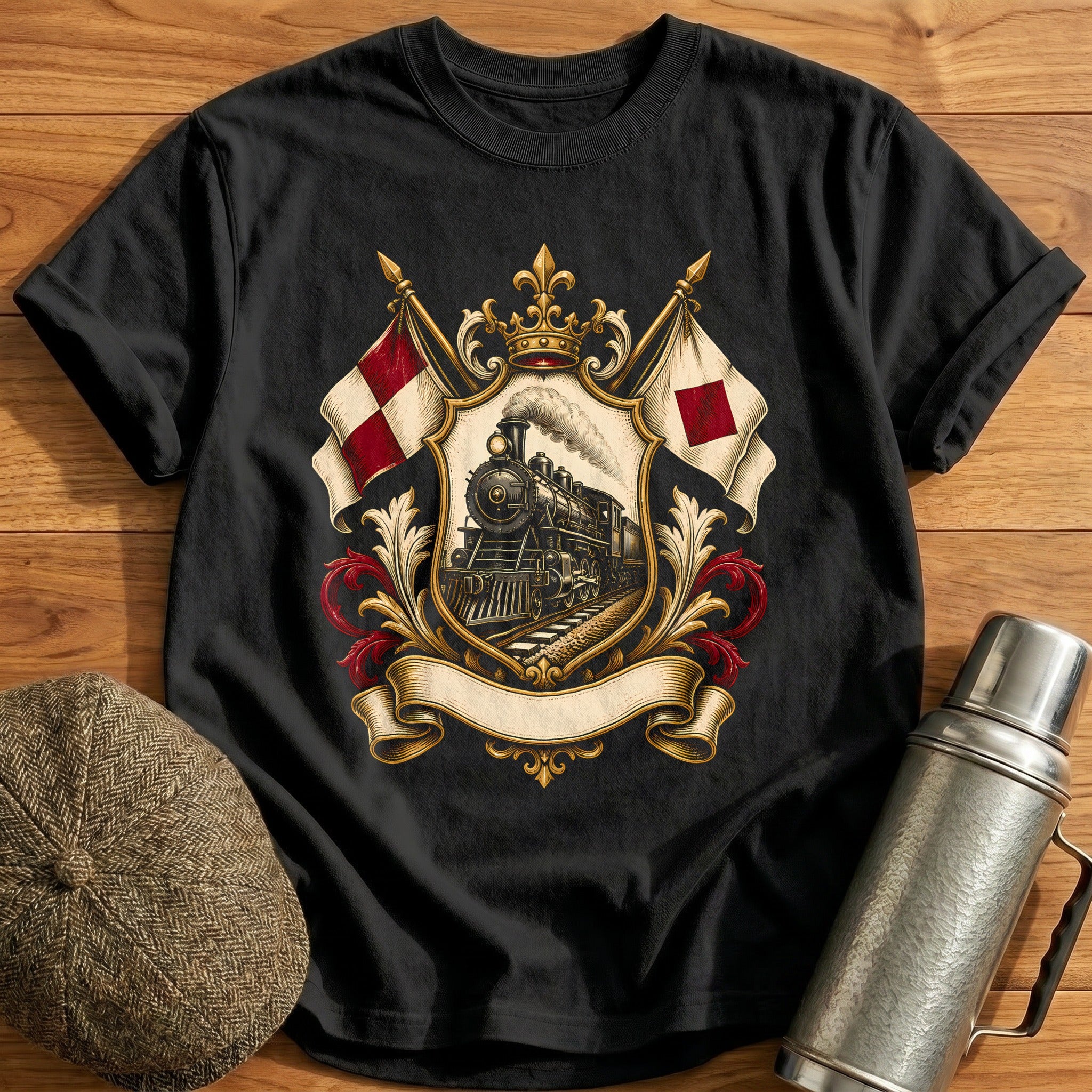 Heraldic Loco 81 T-Shirt - Black
