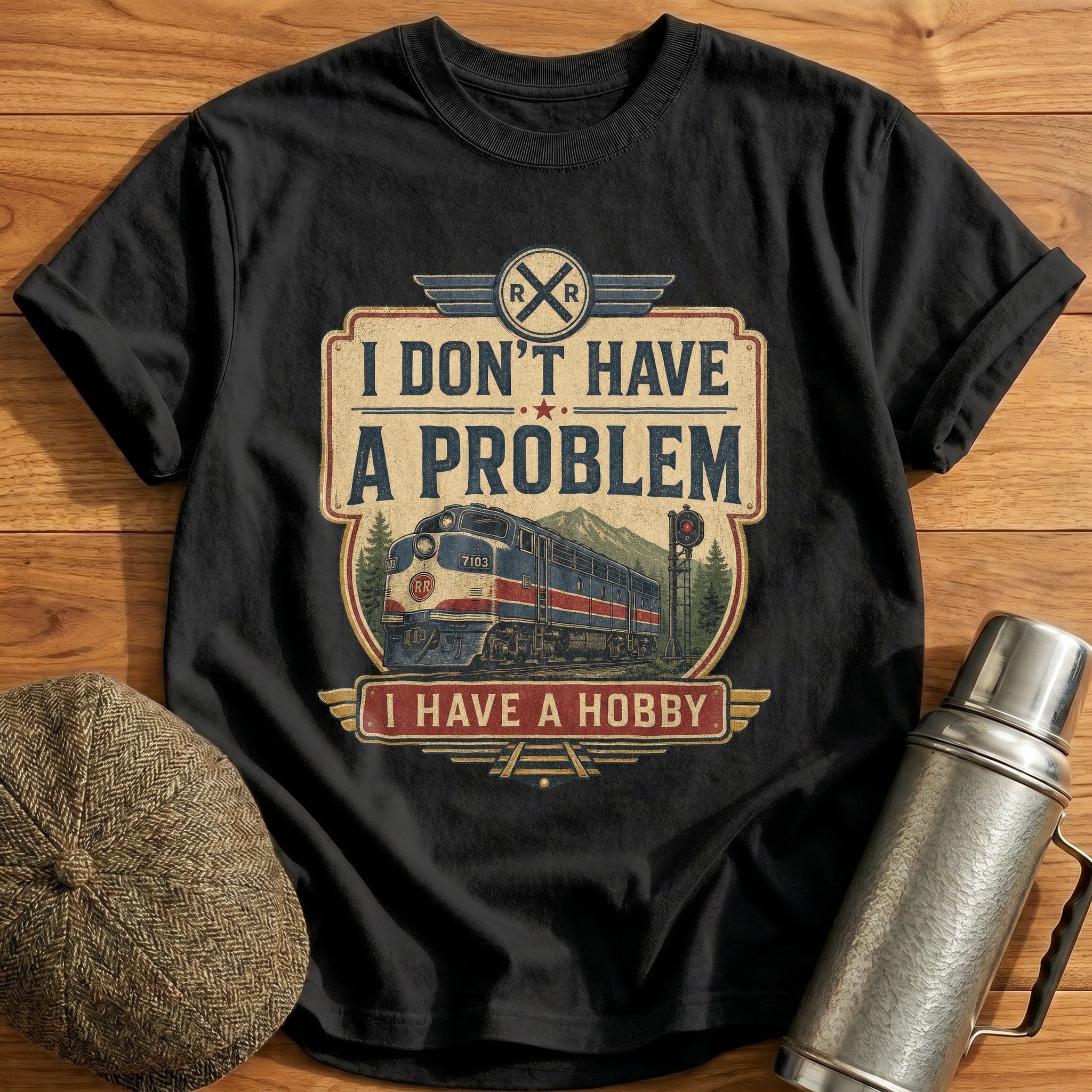I Have a Hobby T-Shirt - Black