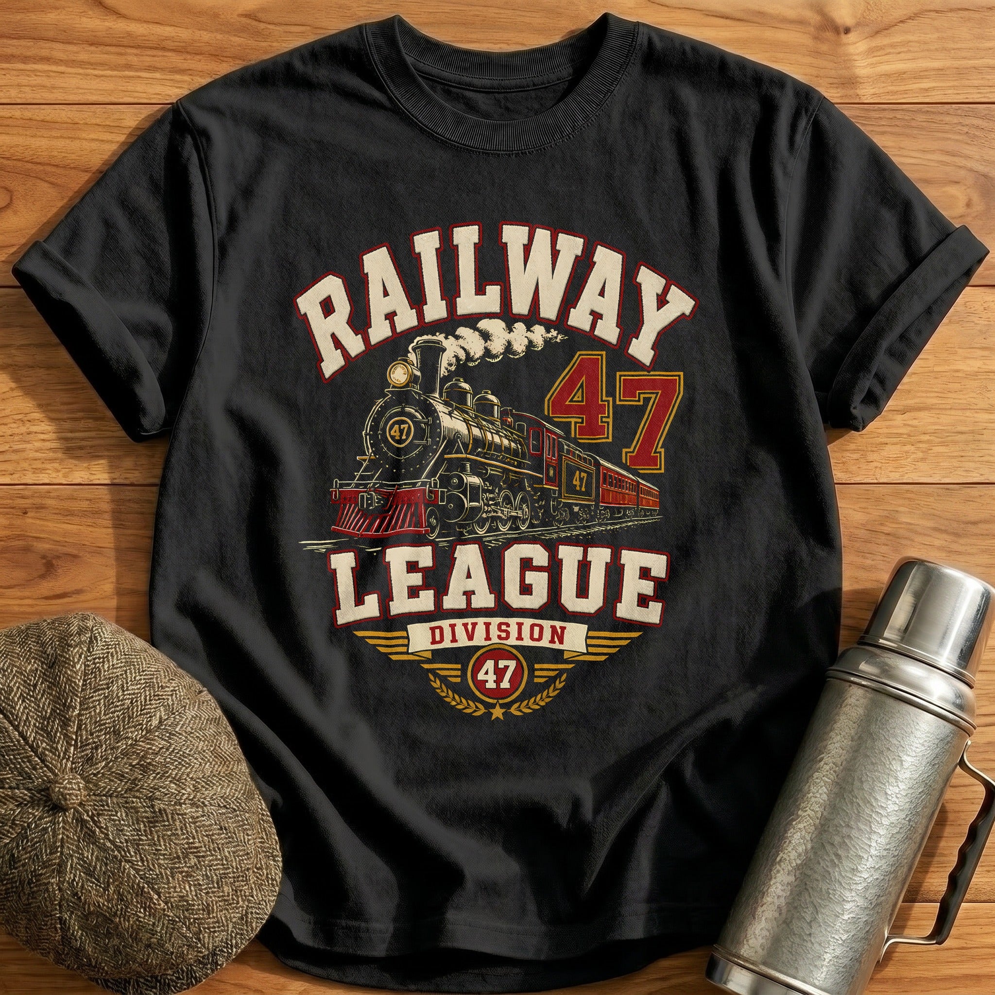 League Division 47 T-Shirt - Black