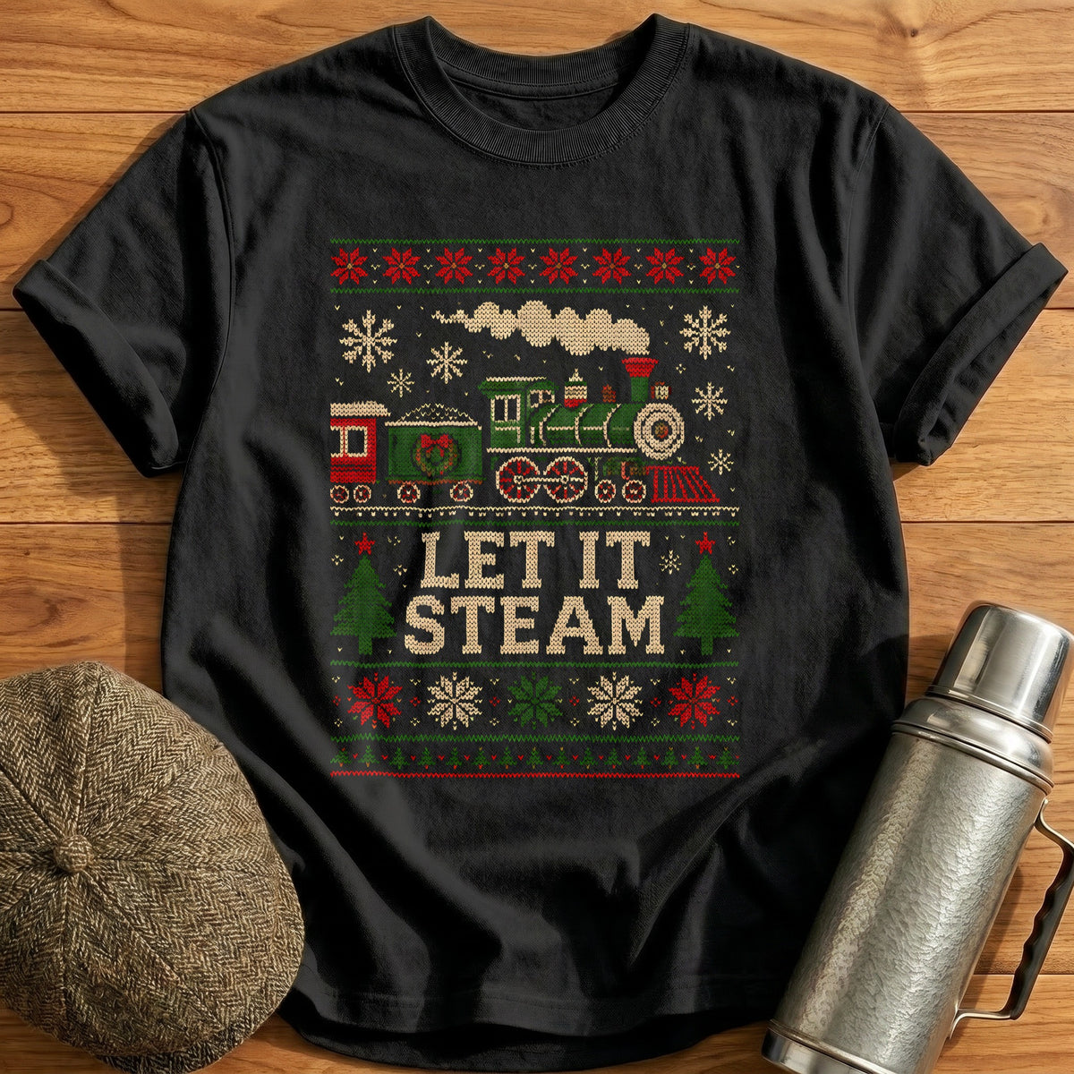 Let It Steam 22 T-Shirt - Black