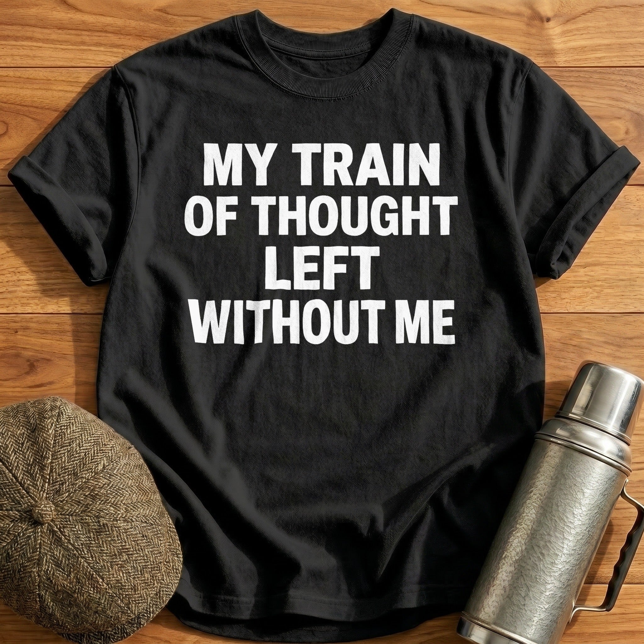 My Train of Thought T-Shirt - Black