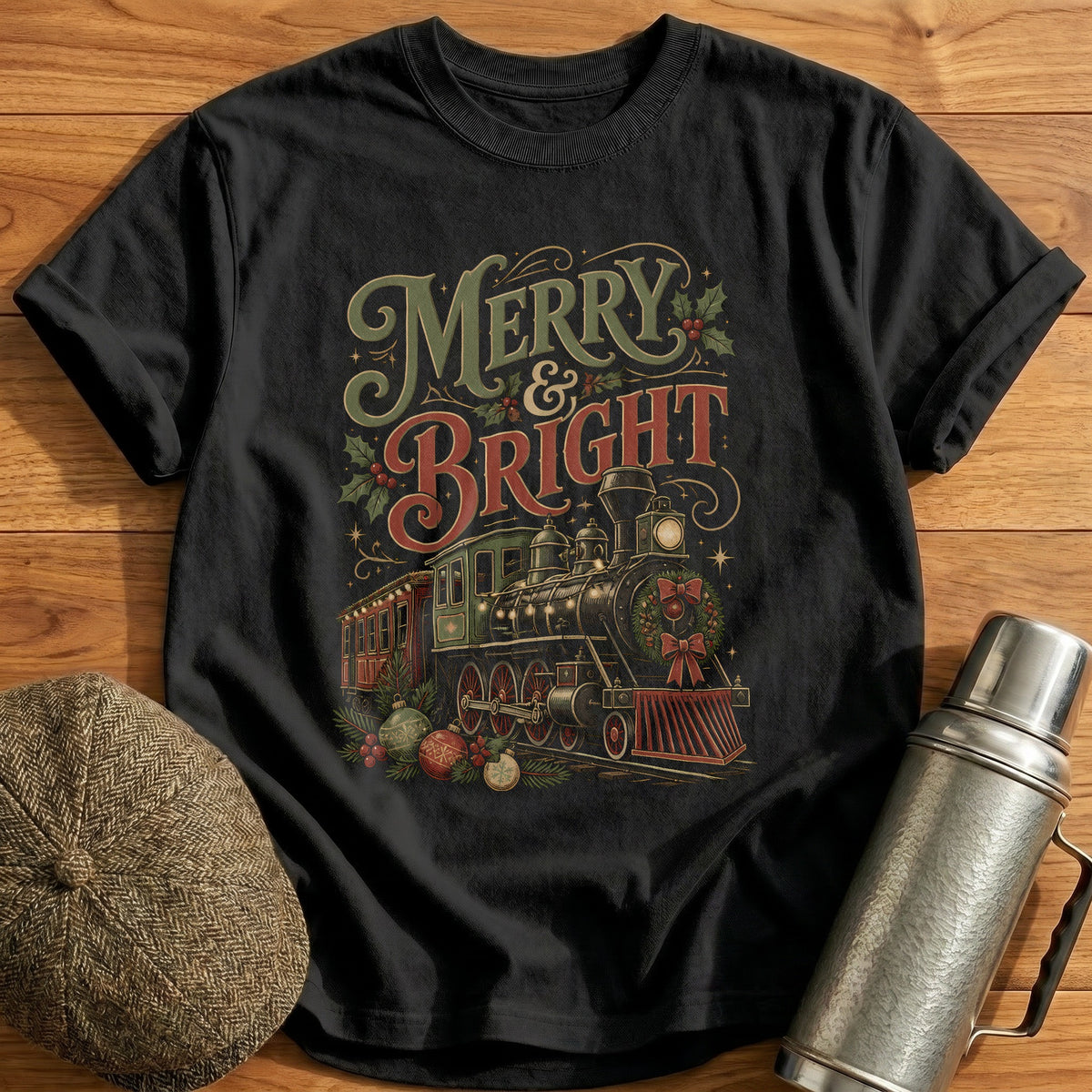 Merry And Bright 97 T-Shirt - Black