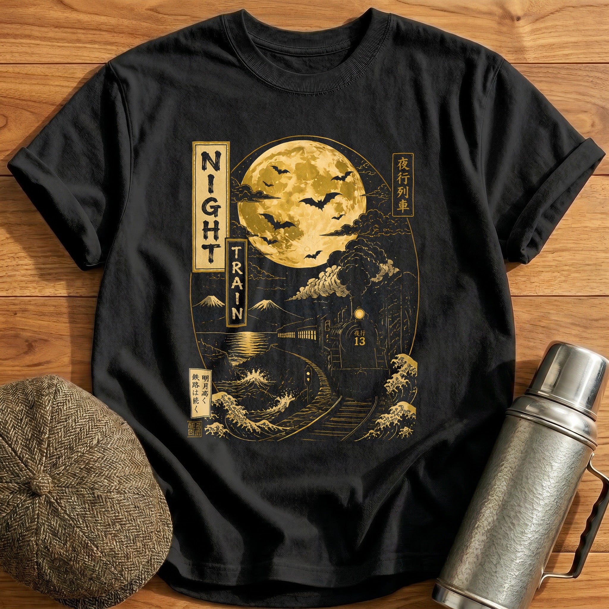 Night Train T-Shirt - Black