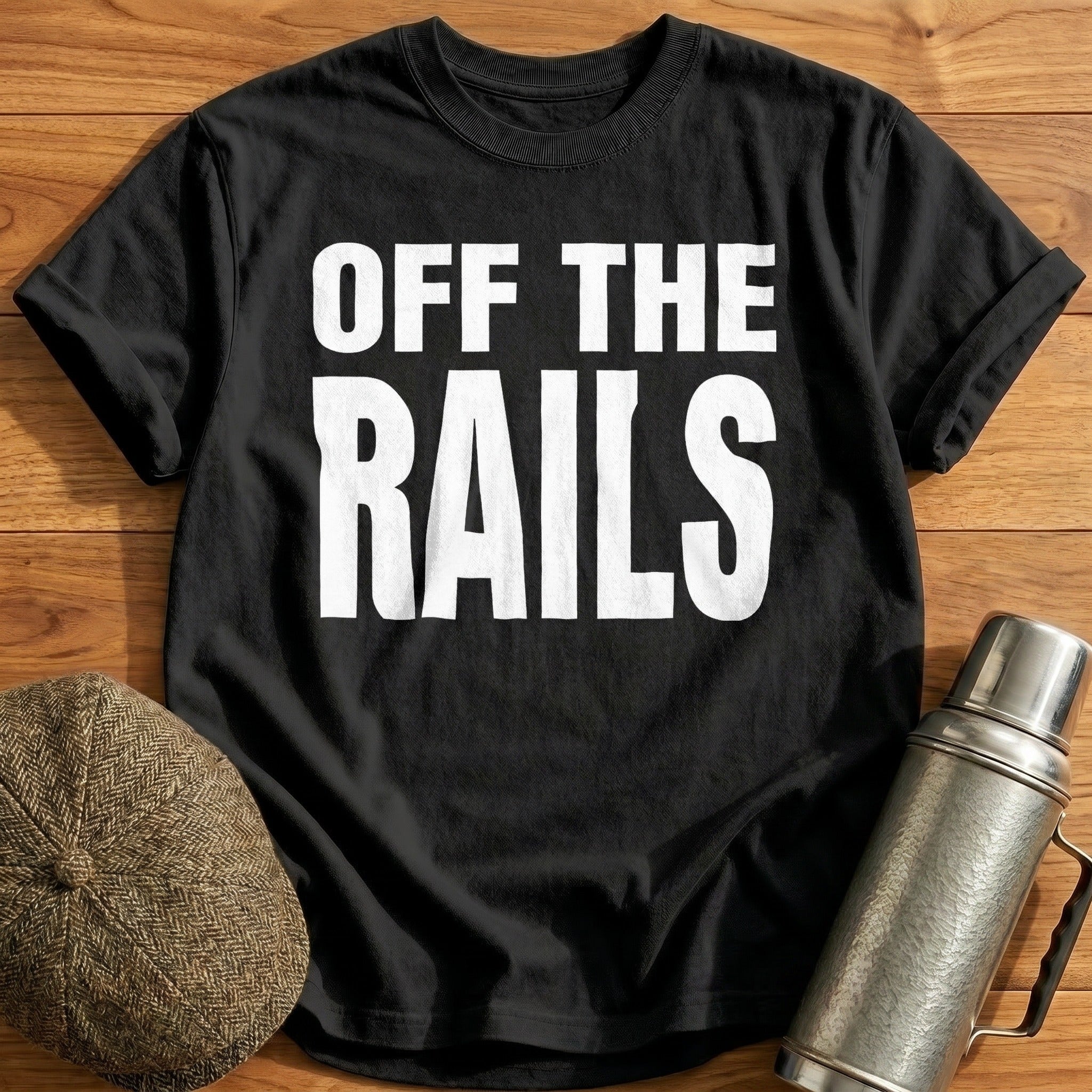 Off The Rails II T-Shirt - Black