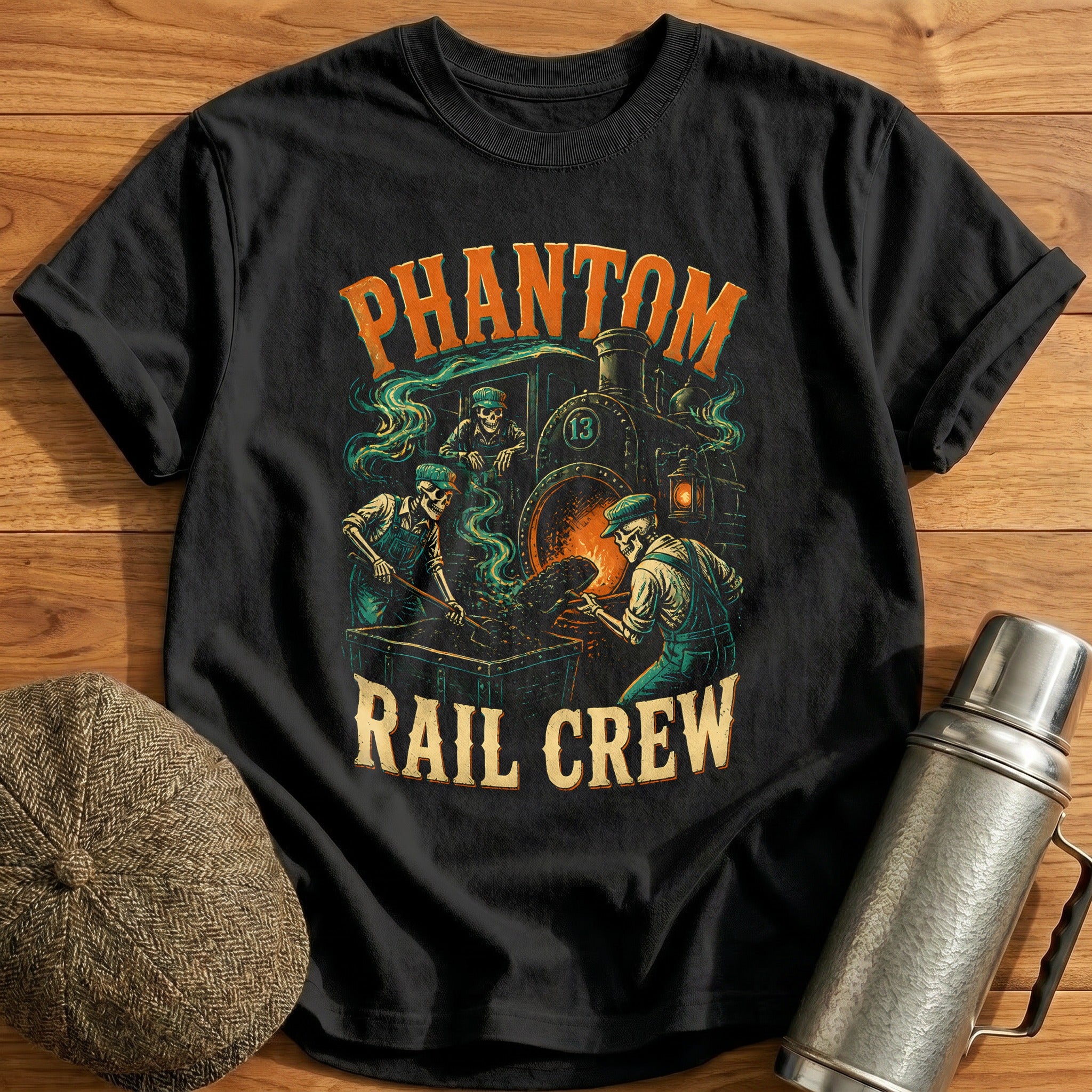 Phantom Rail Crew T-Shirt - Black