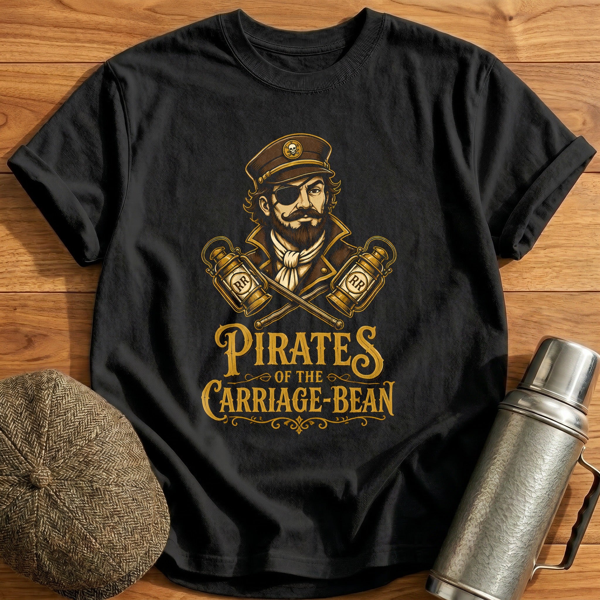 Pirates Carriage Bean 42 T-Shirt - Black
