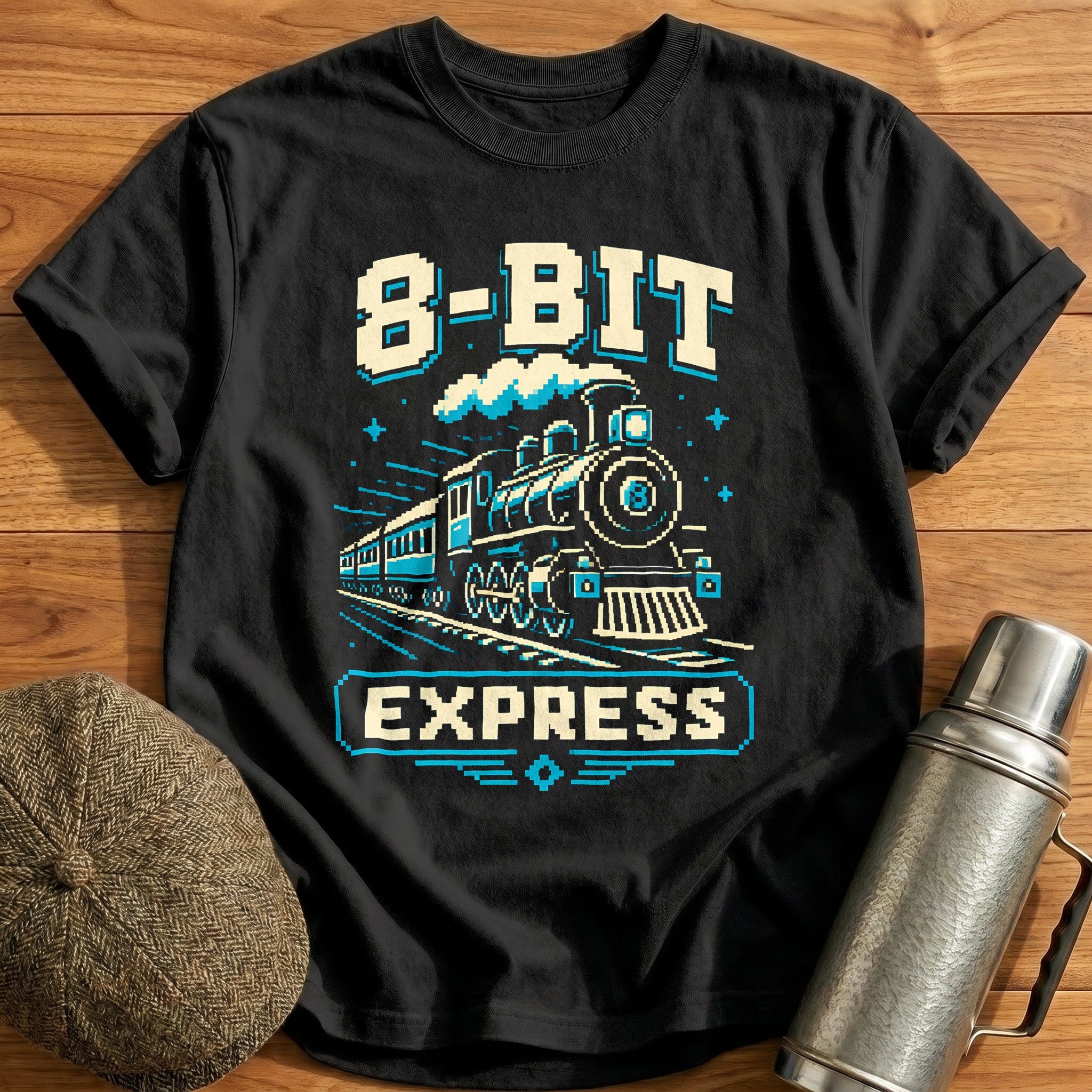 Pixel Express T-Shirt - Black
