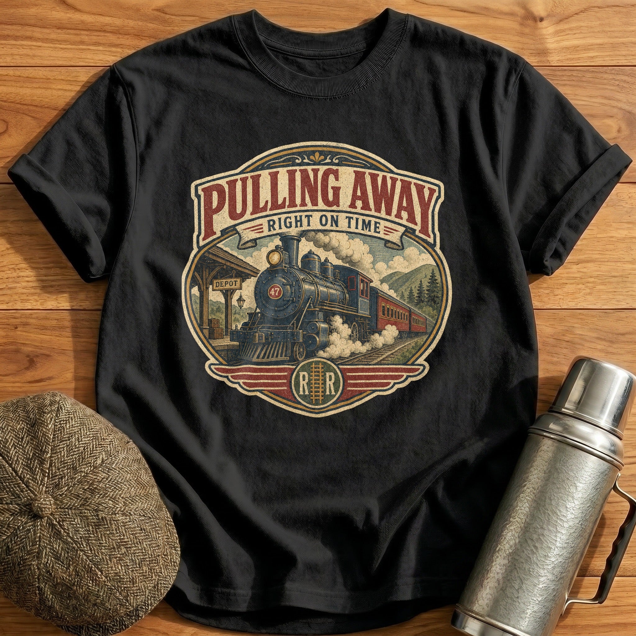 Pulling Away T-Shirt - Black