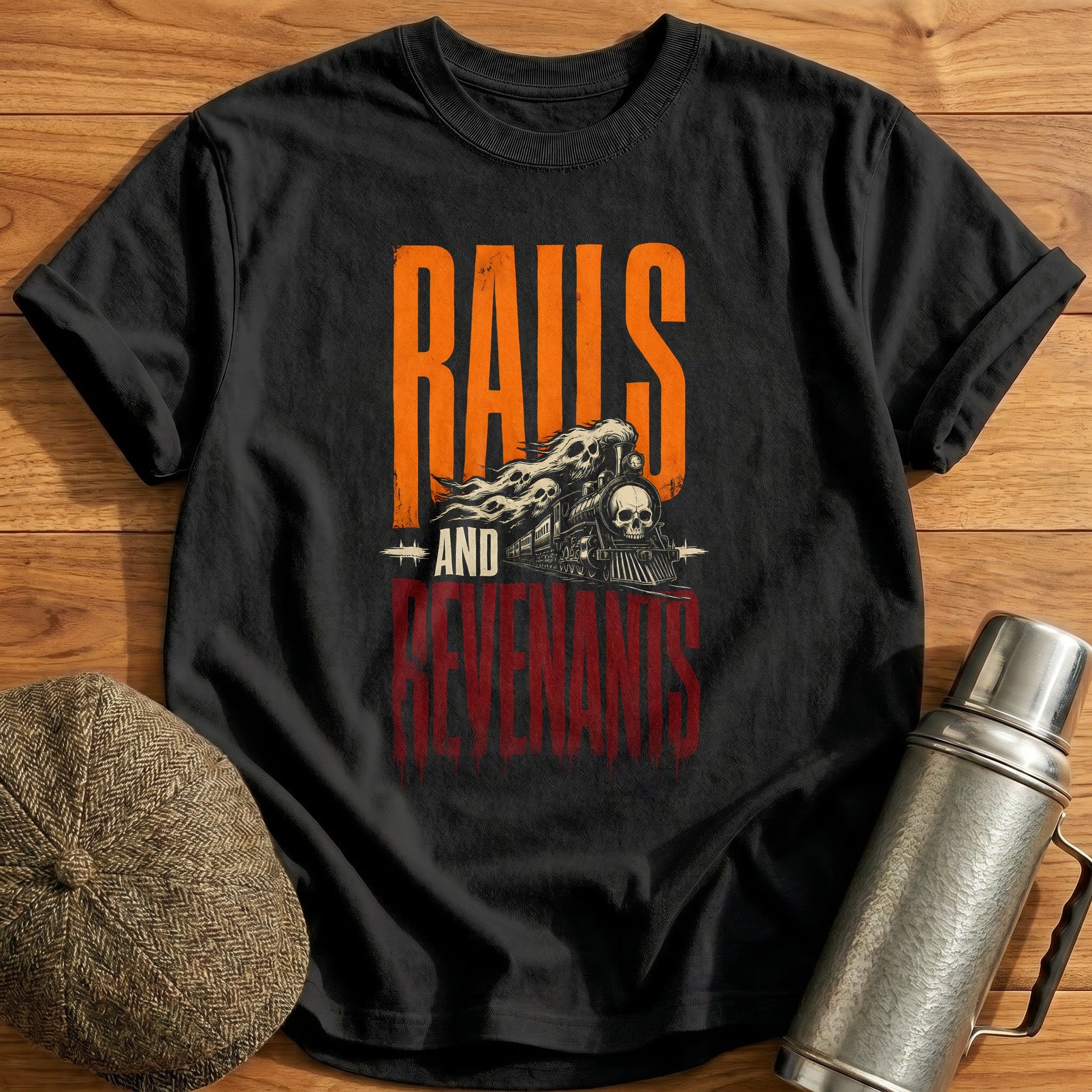 Rails And Revenants T-Shirt - Black