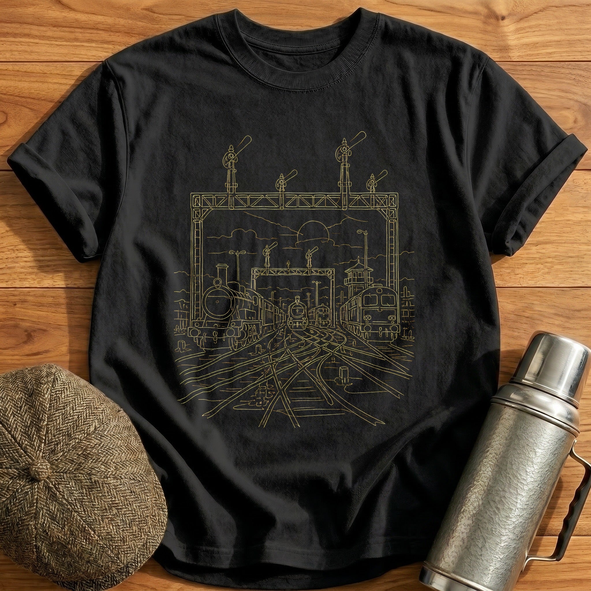 Railyard Signals 46 T-Shirt - Black
