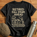 Retired Full Steam Ahead 18 T-Shirt - Black