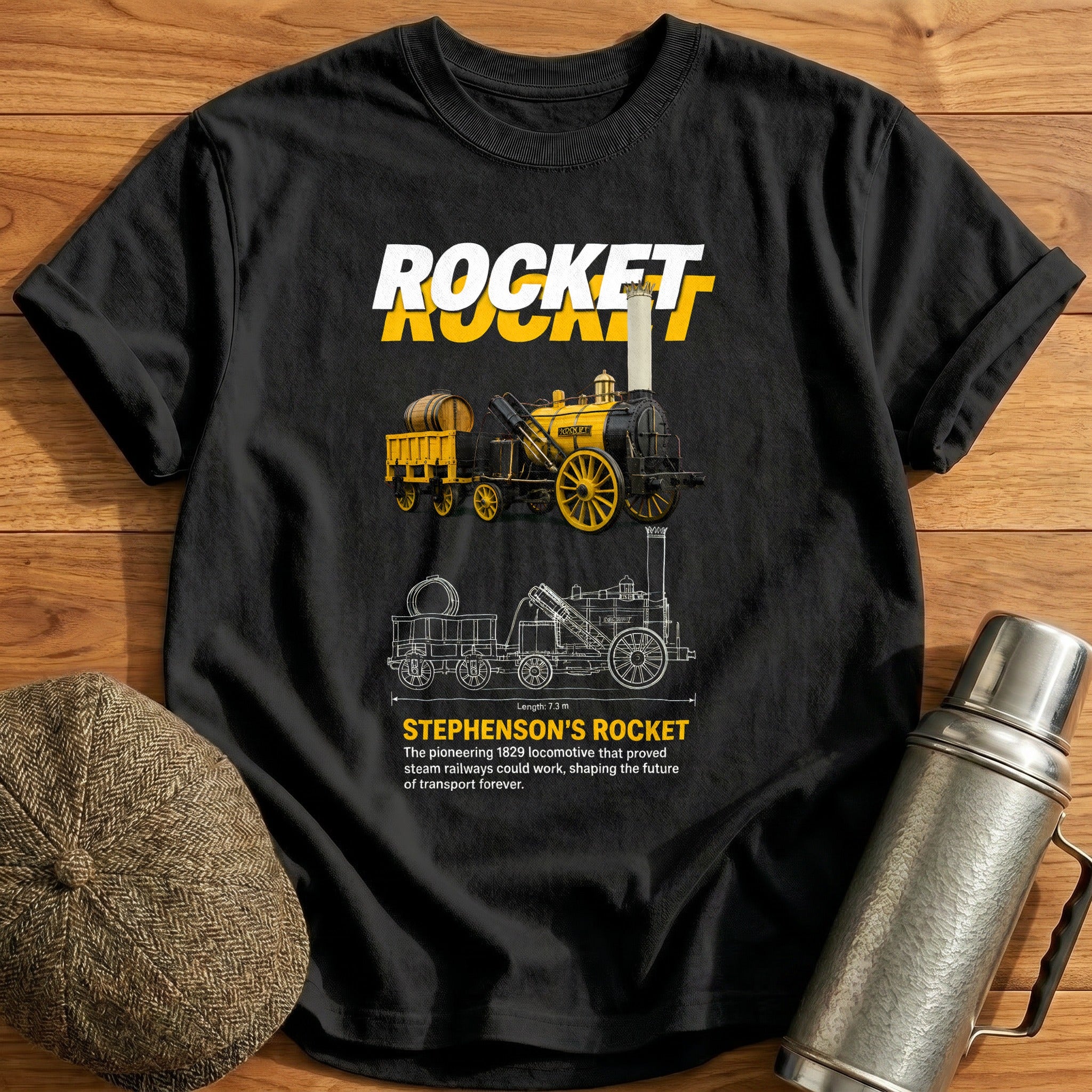 Rocket 25 T-Shirt - Black