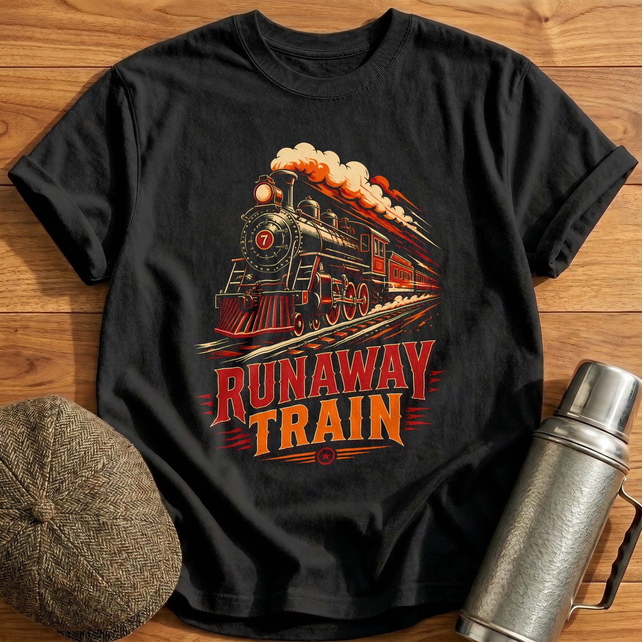 Runaway Train 21 T-Shirt - Black