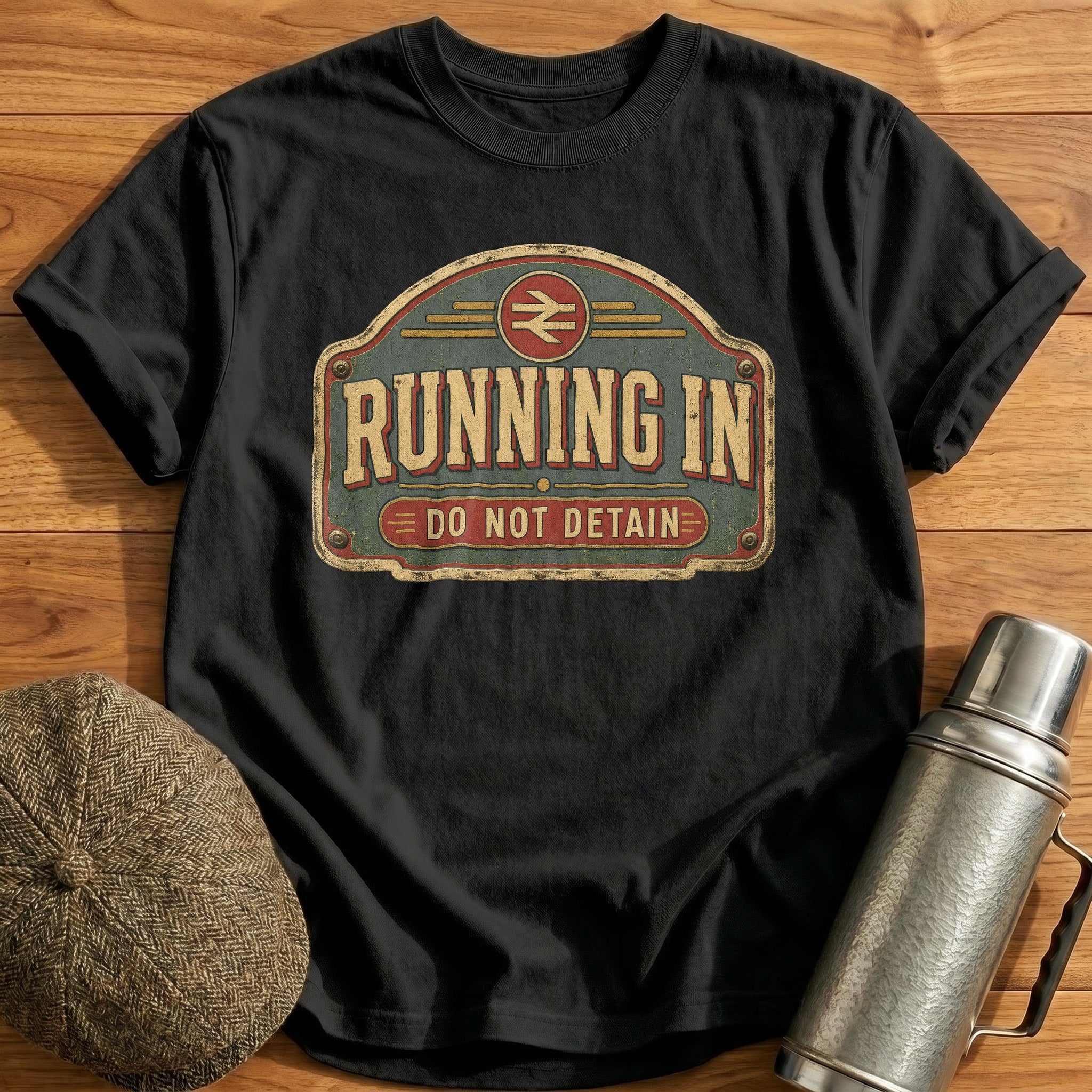 Running in Order T-Shirt - Black