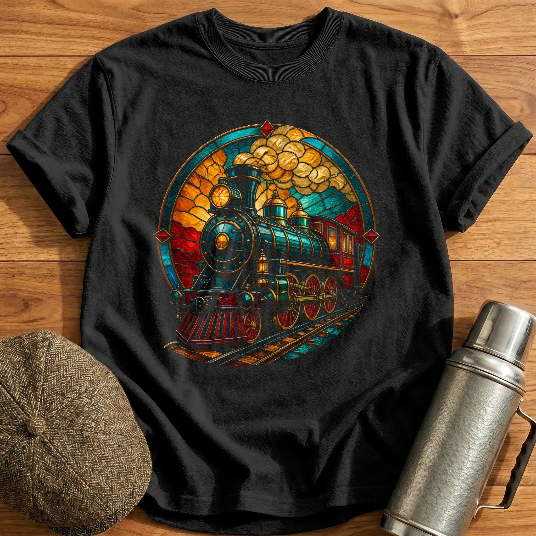 Stained Glass Loco 36 T-Shirt - Black