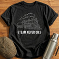 Steam Never Dies 41 T-Shirt - Black