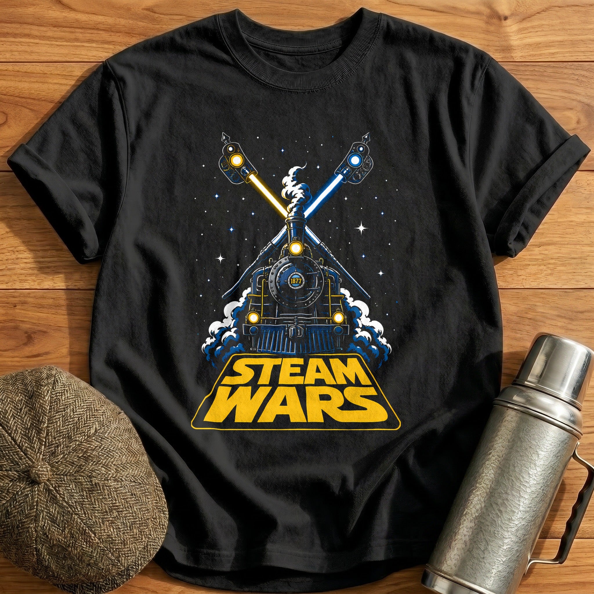 Steam Wars 41 T-Shirt - Black