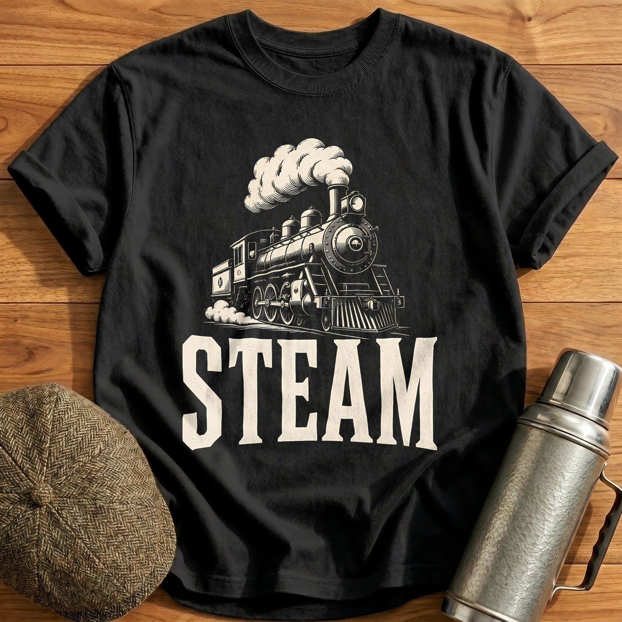 Steam & Smoke T-Shirt - Black