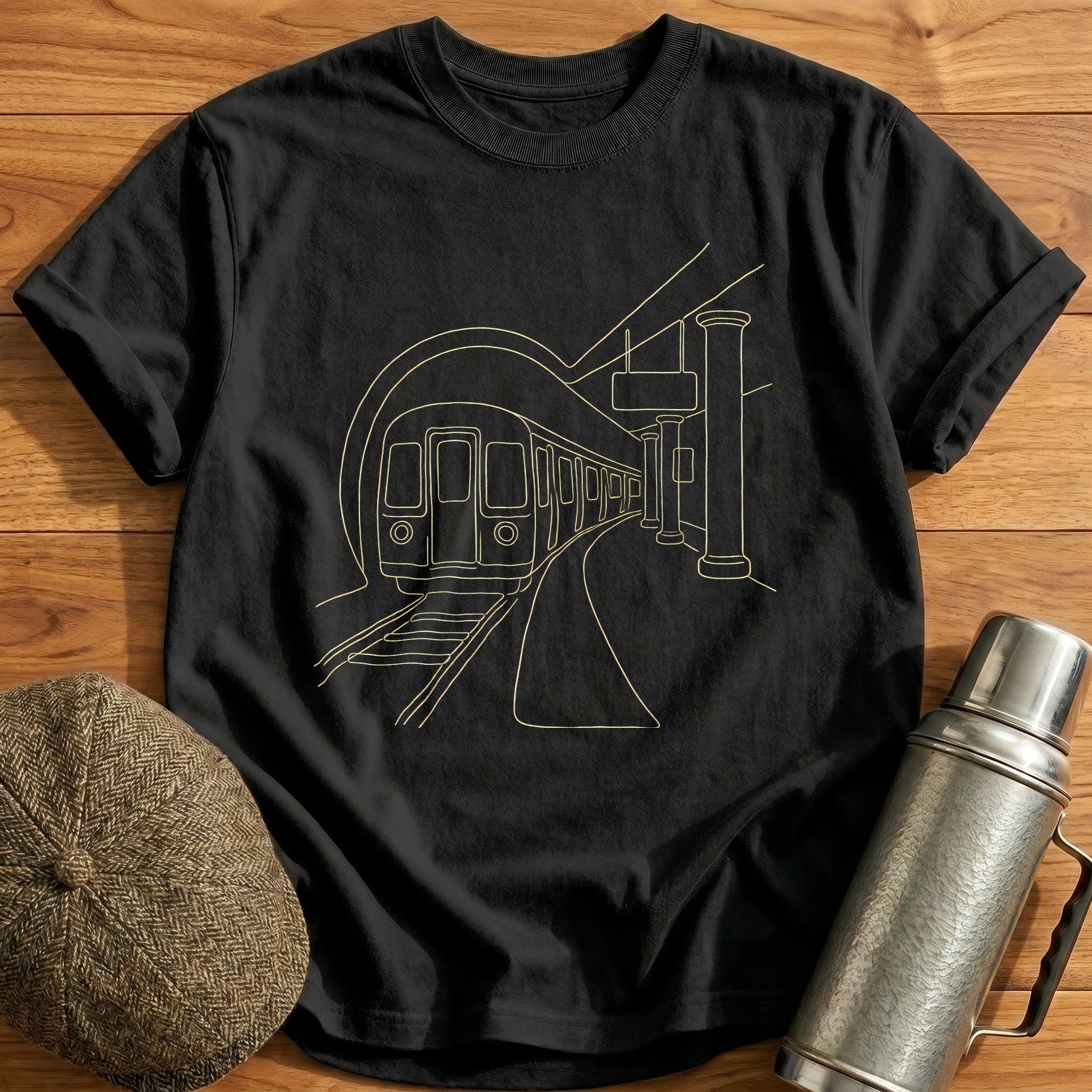 Subway Station 87 T-Shirt - Black