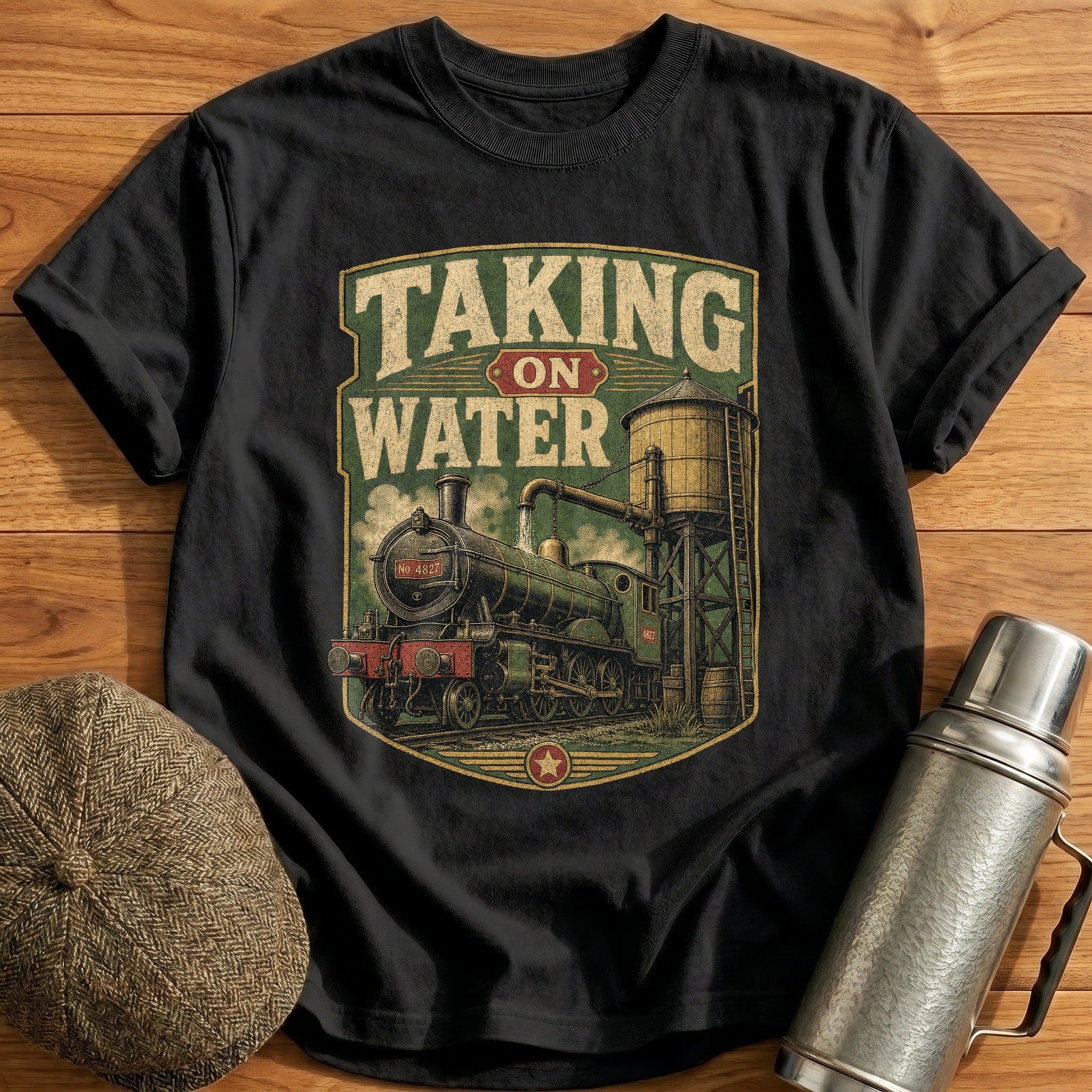 Taking on Water T-Shirt - Black