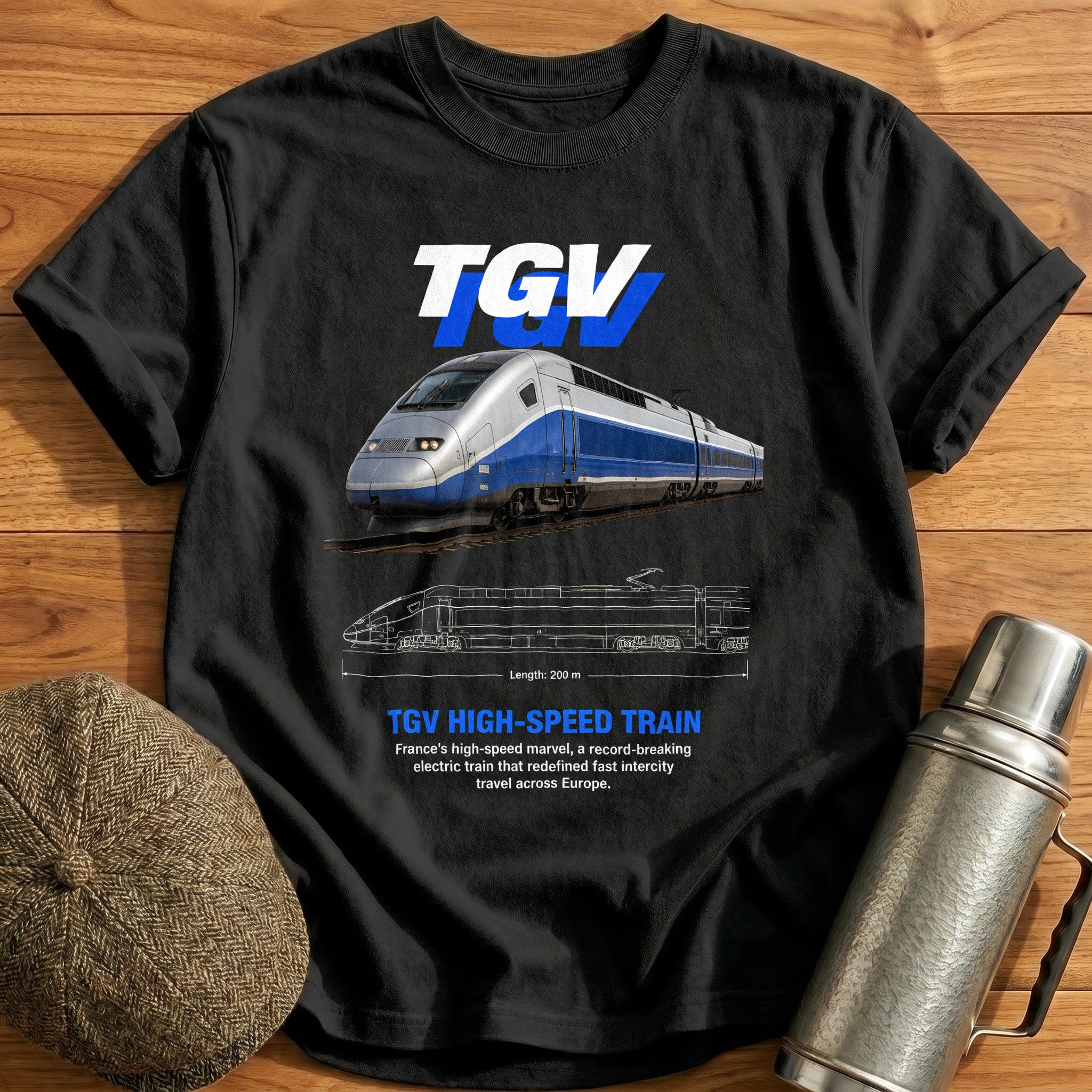 Tgv 61 T-Shirt - Black