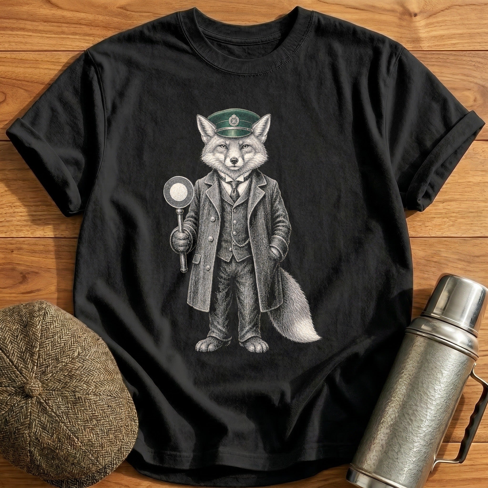 The Stationmaster T-Shirt - Black