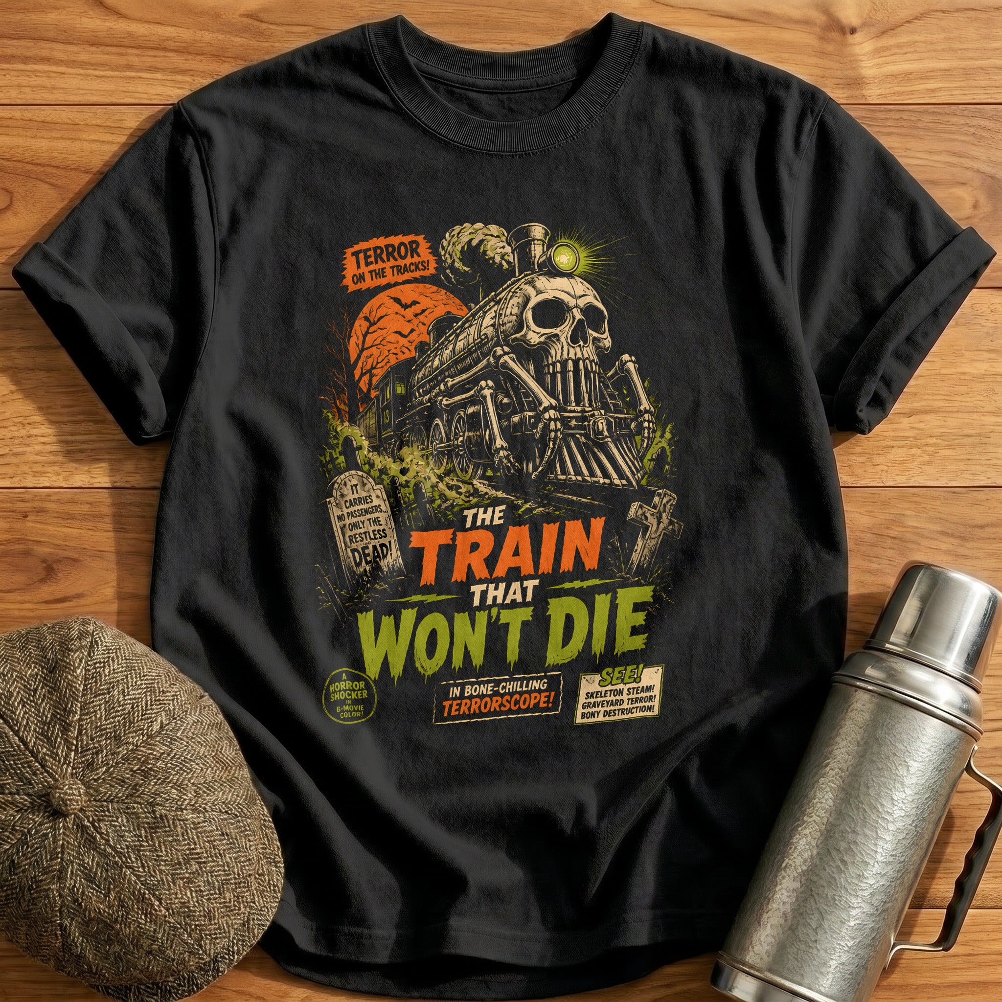 The Train That Wont Die T-Shirt - Black