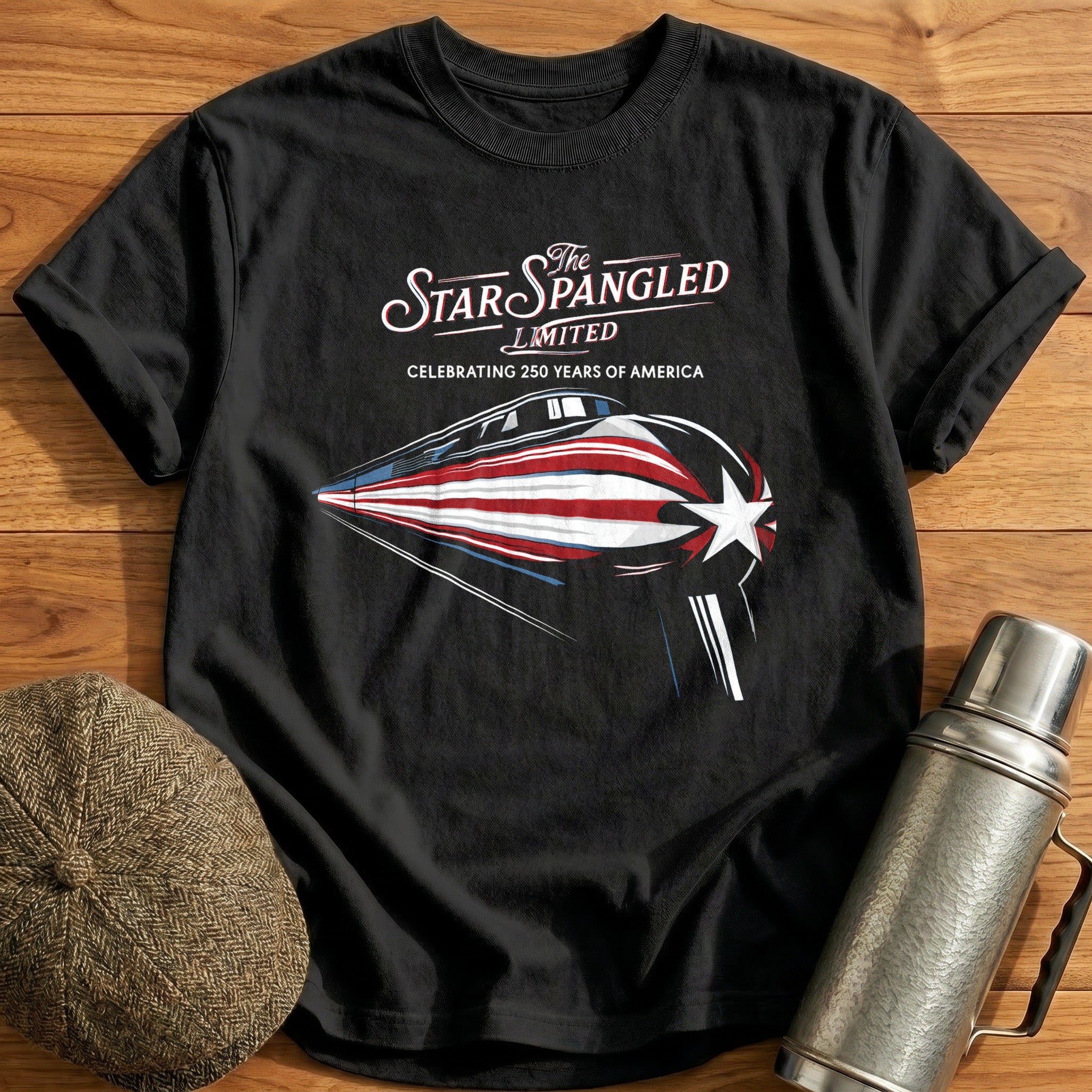The_Star-Spangled_Limited_Patriotic T-Shirt - Black