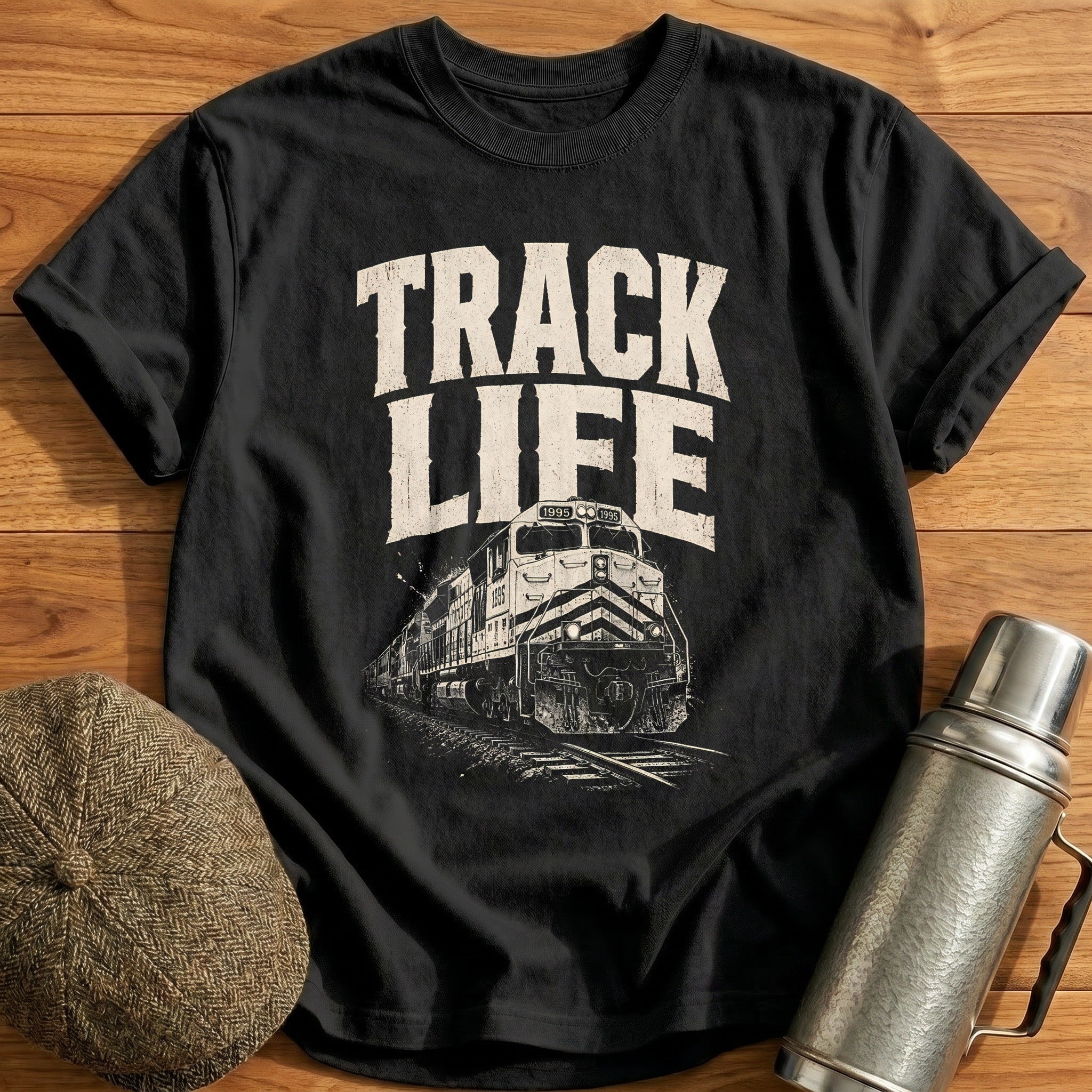 Track Life T-Shirt - Black