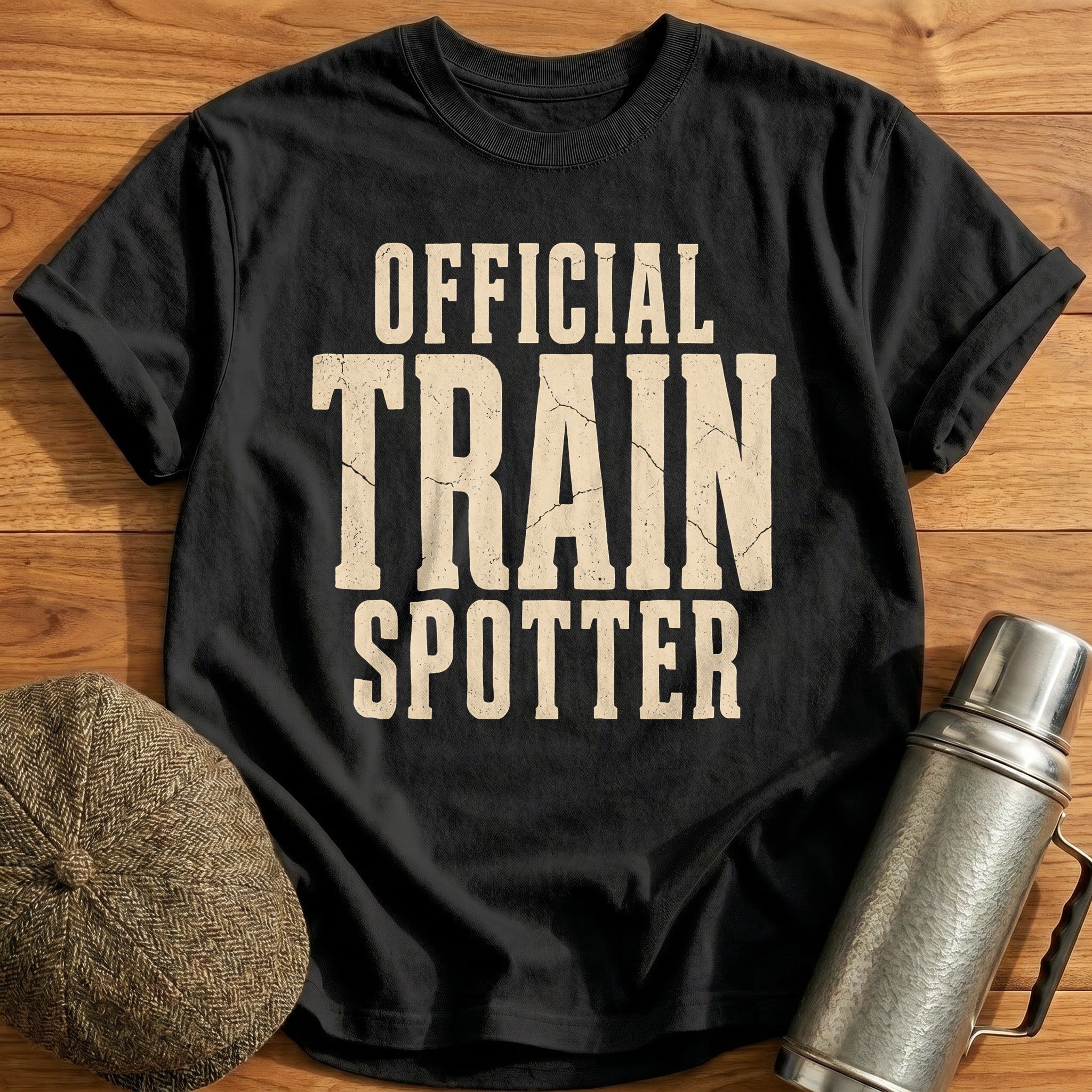 Train Spotter Vintage - Black