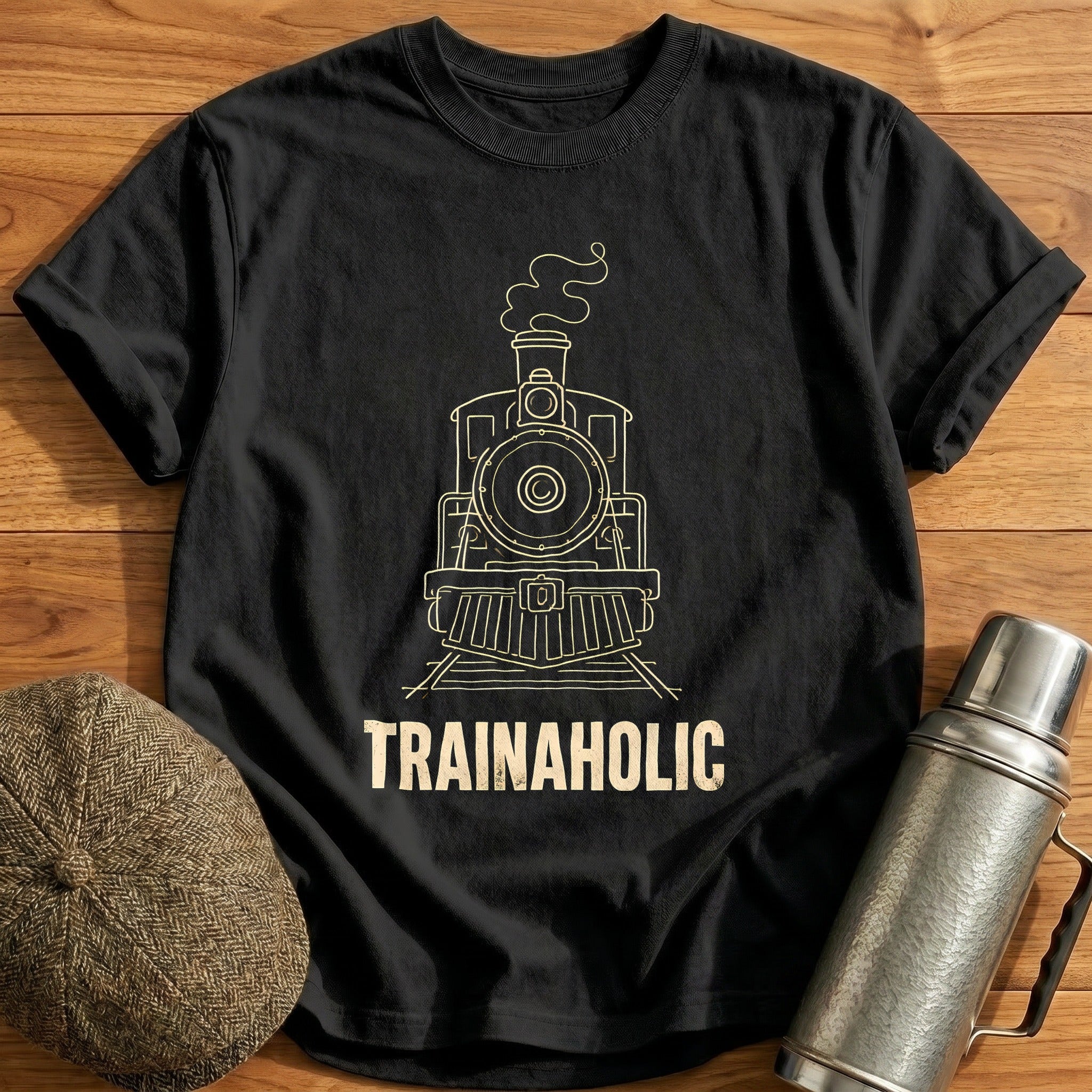 Trainaholic 88 T-Shirt - Black