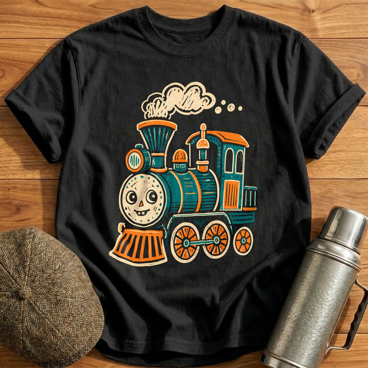 Ugly Doodle Train 29 T-Shirt - Black