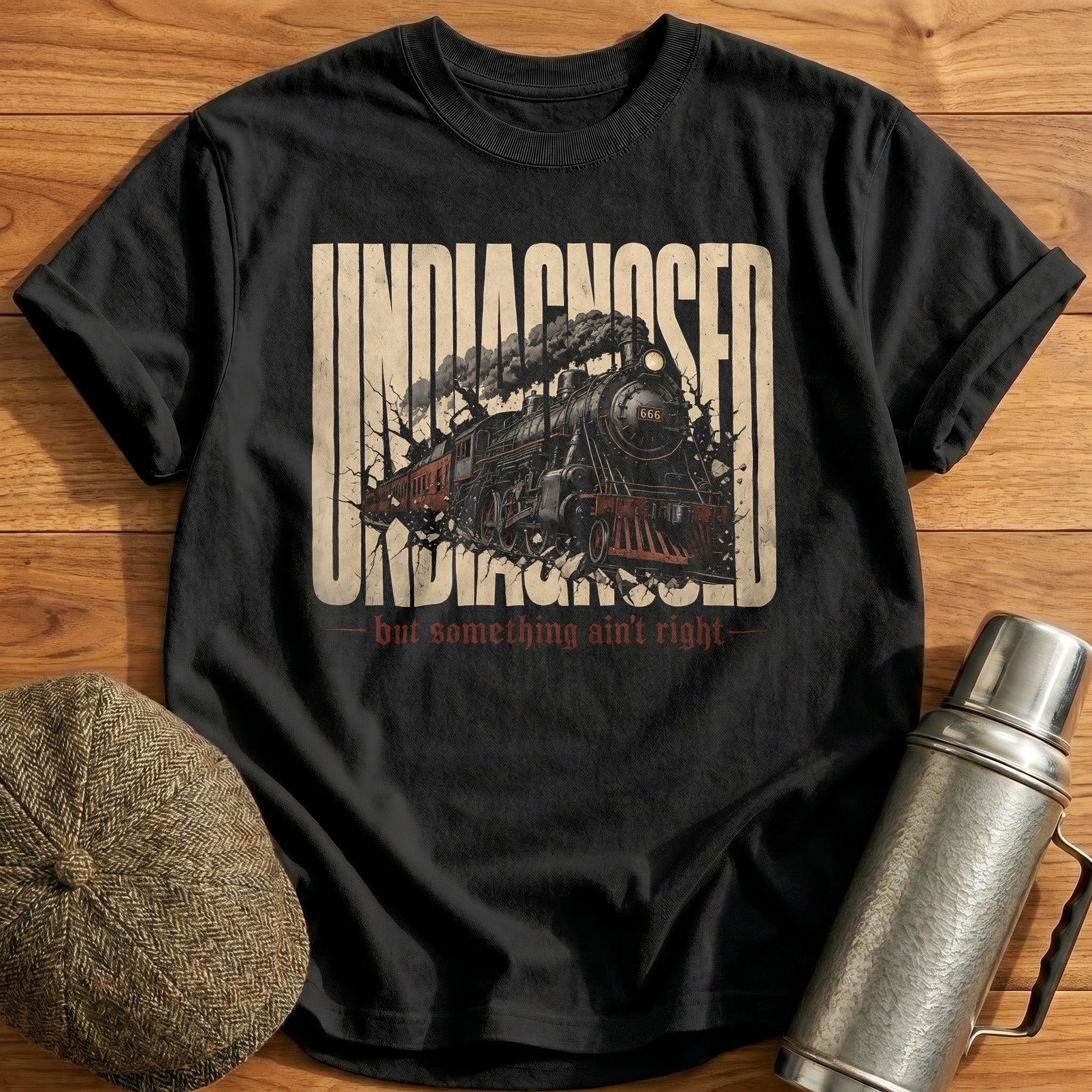Undiagnosed But Something Aint Right Train - Black
