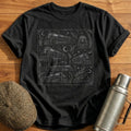 Union Pacific Big Boy Contained Print T-Shirt - Black