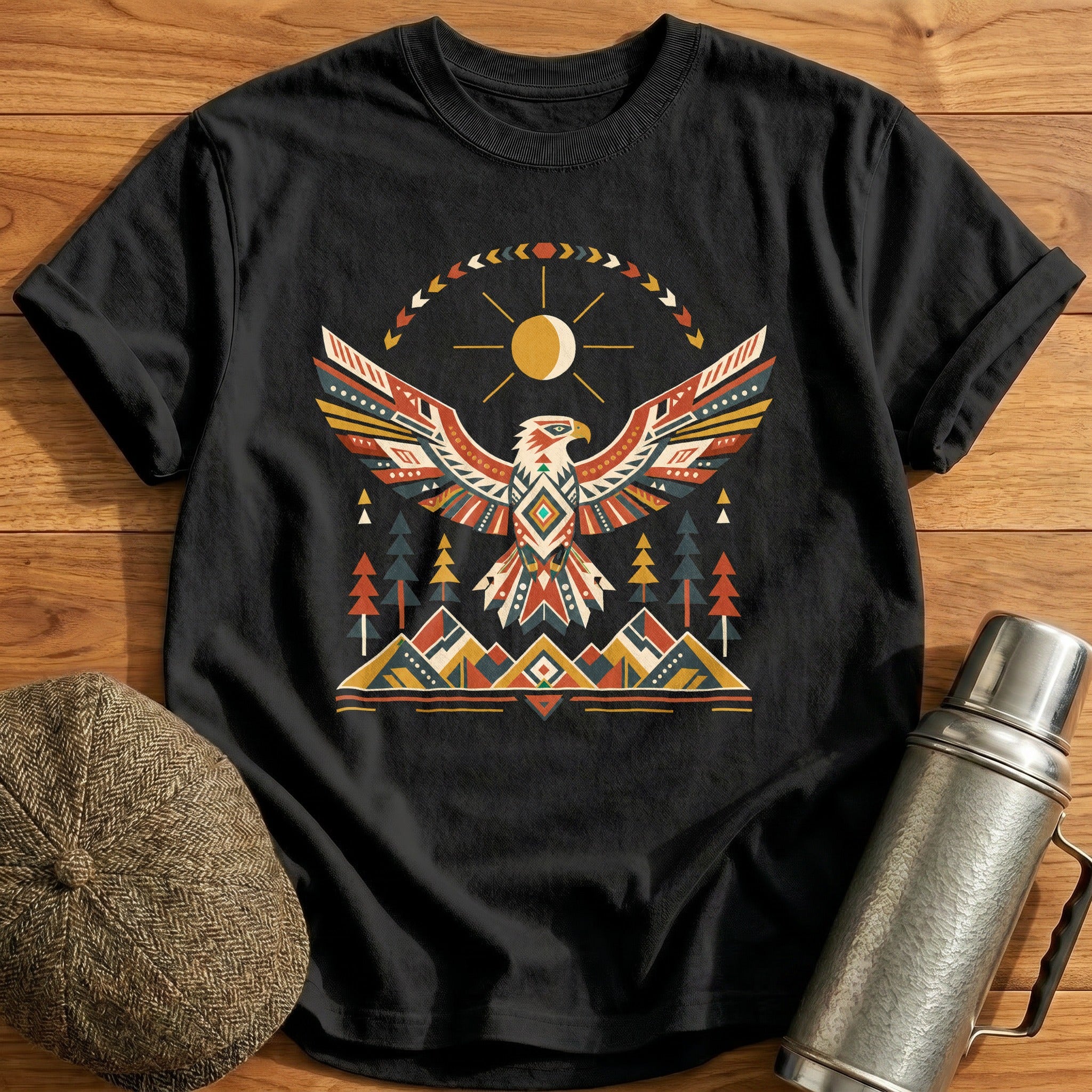 Wings & Compass T-Shirt - Black