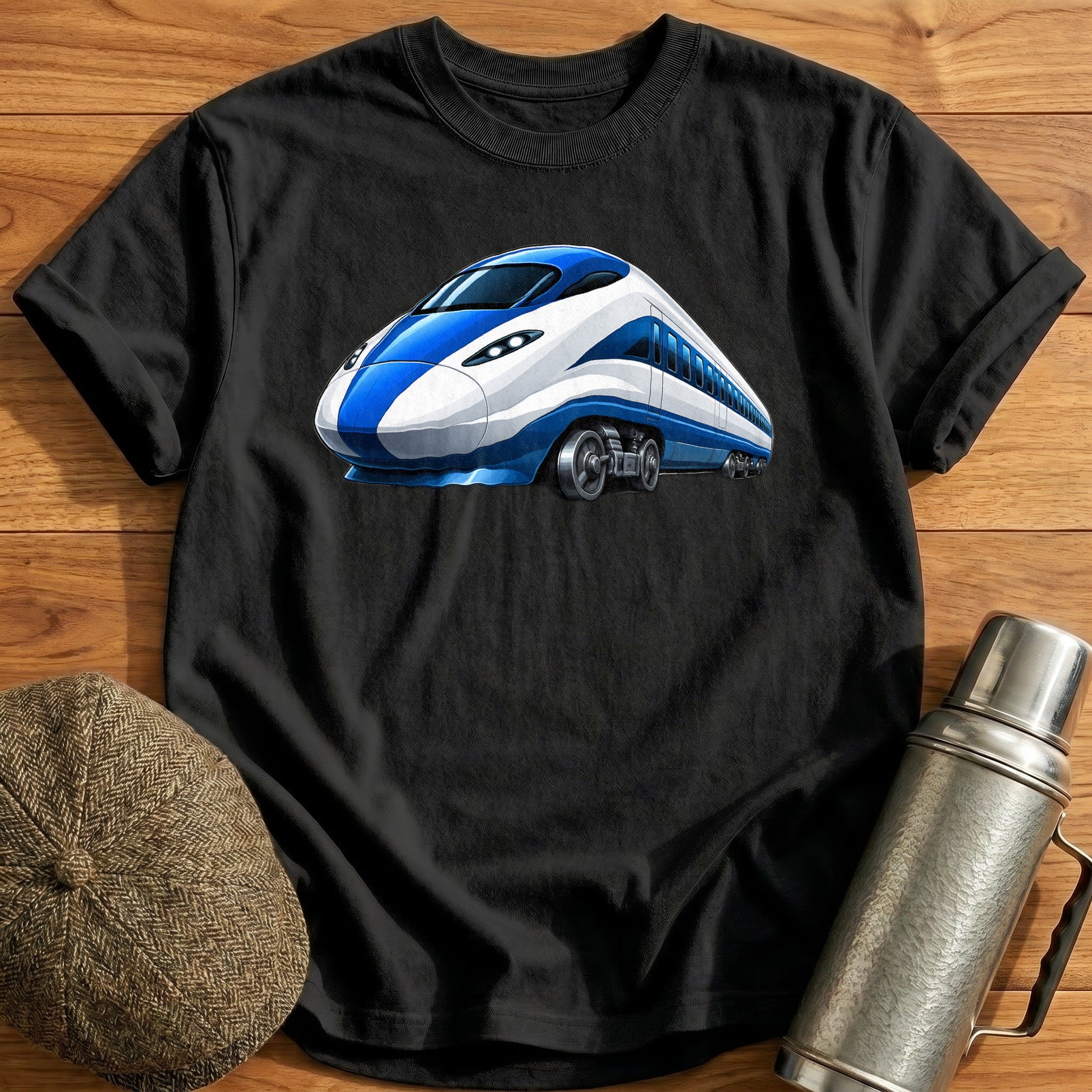 Bullettrain Front34 T-Shirt - Black