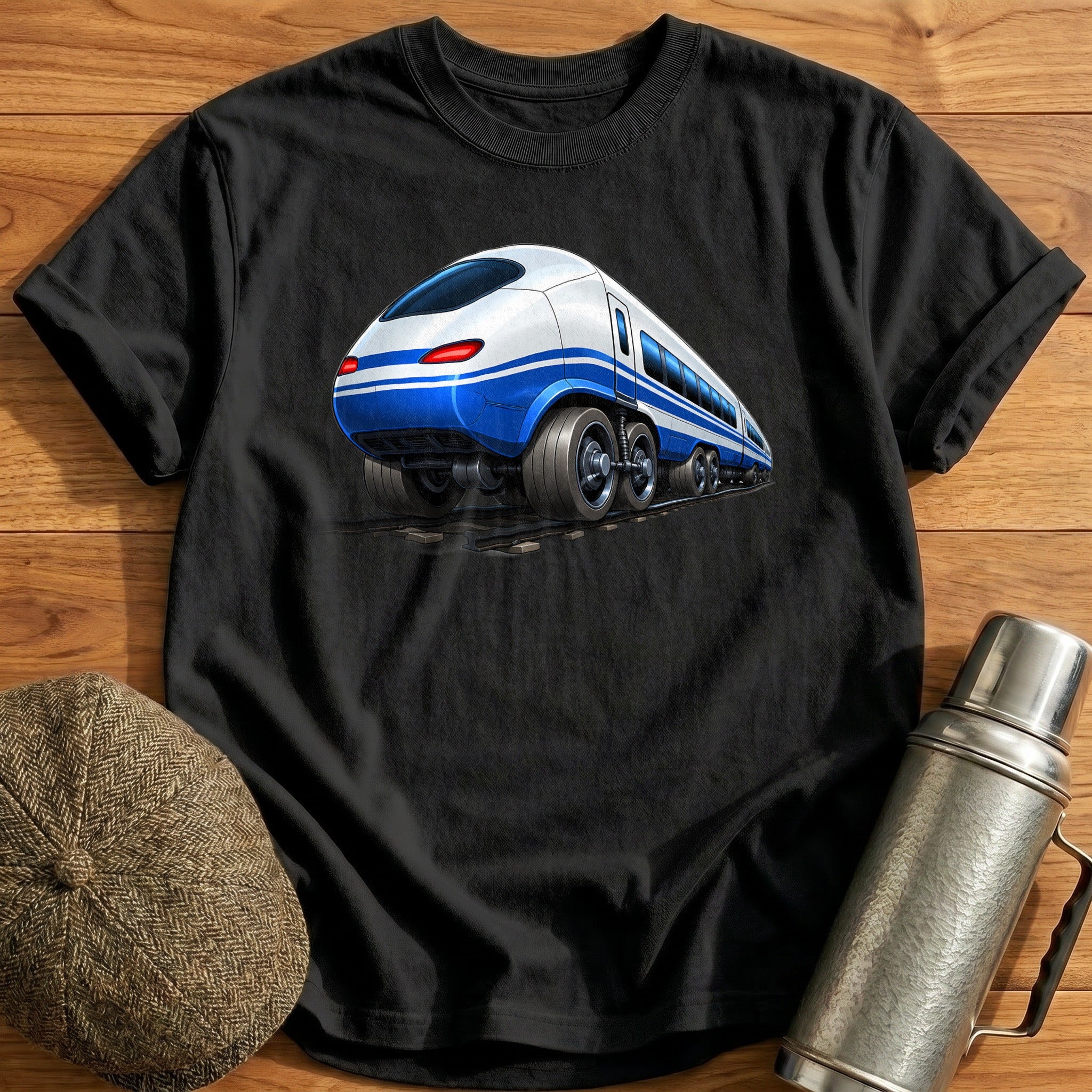 Bullettrain Rear34 T-Shirt - Black