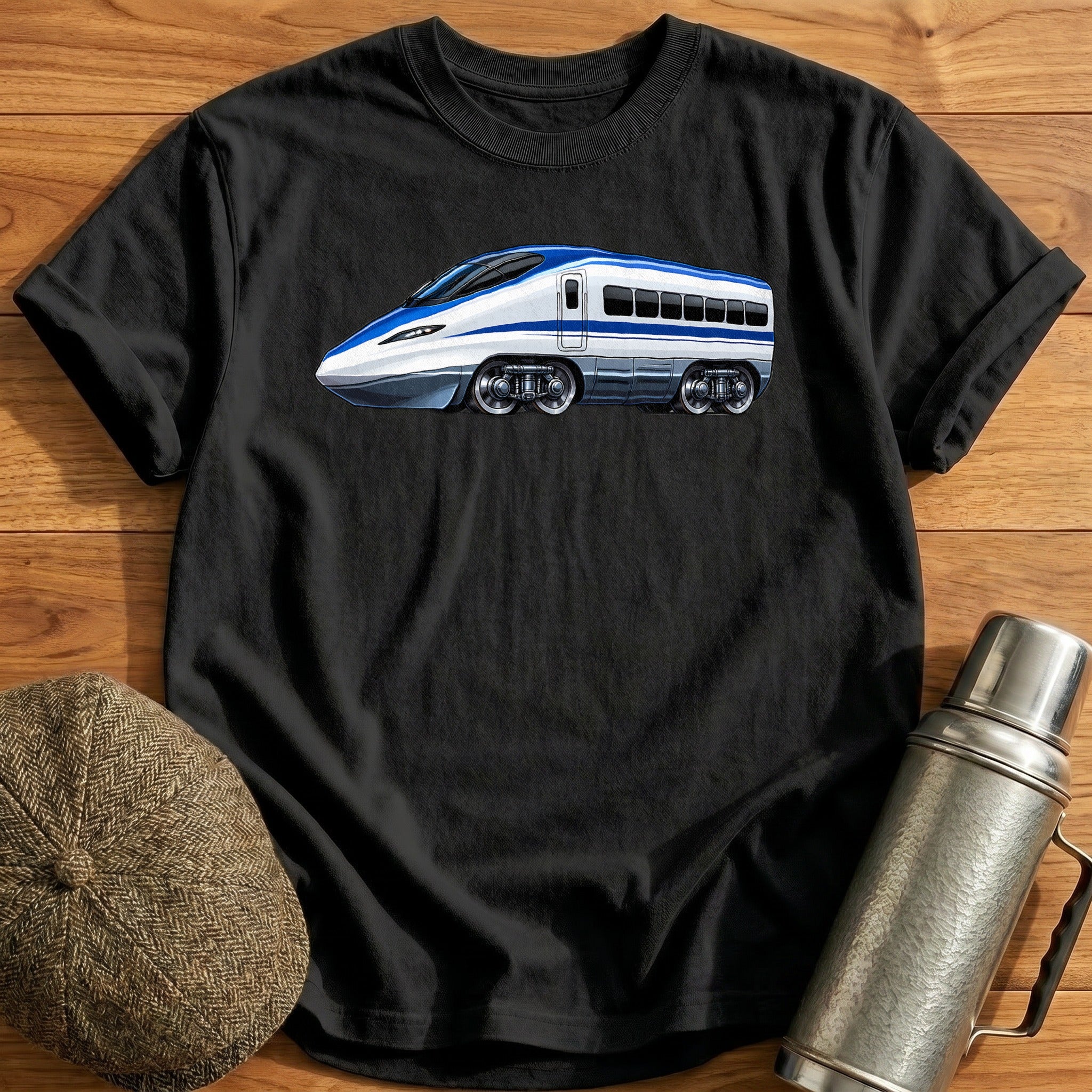 Bullettrain Side T-Shirt - Black